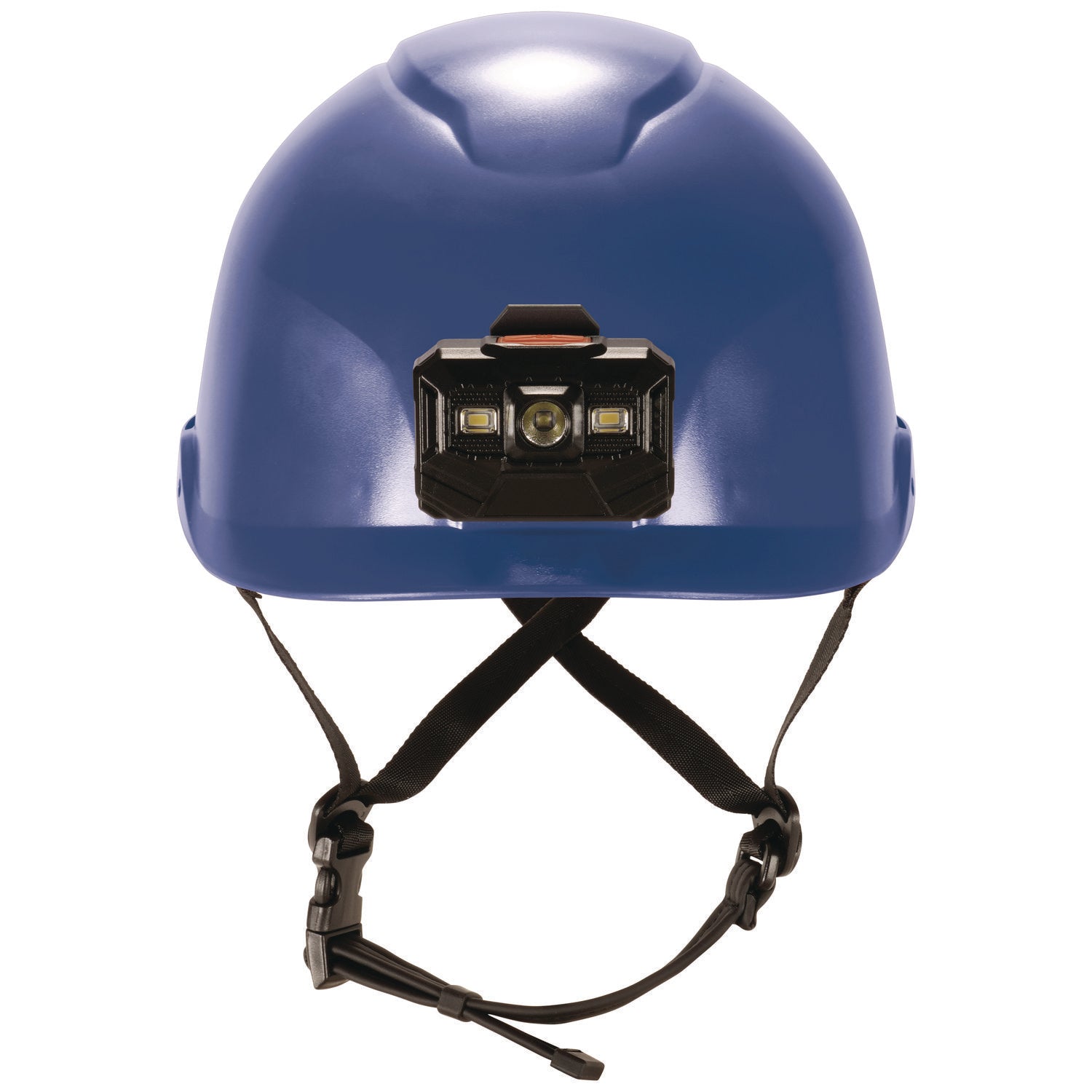 ergodyne® Skullerz 8976LED Class E Safety Helmet with LED Light, 6-Point Ratchet Suspension, Blue