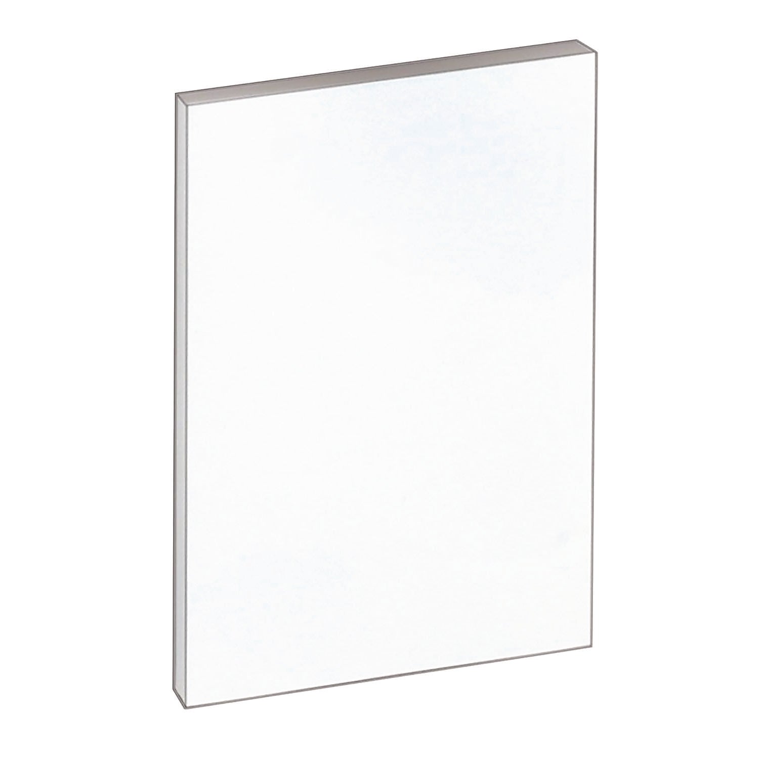 TOPS™ Second Nature Recycled Unruled Memo Pads, 4 x 6, White, 100 Sheets, 12/Pack