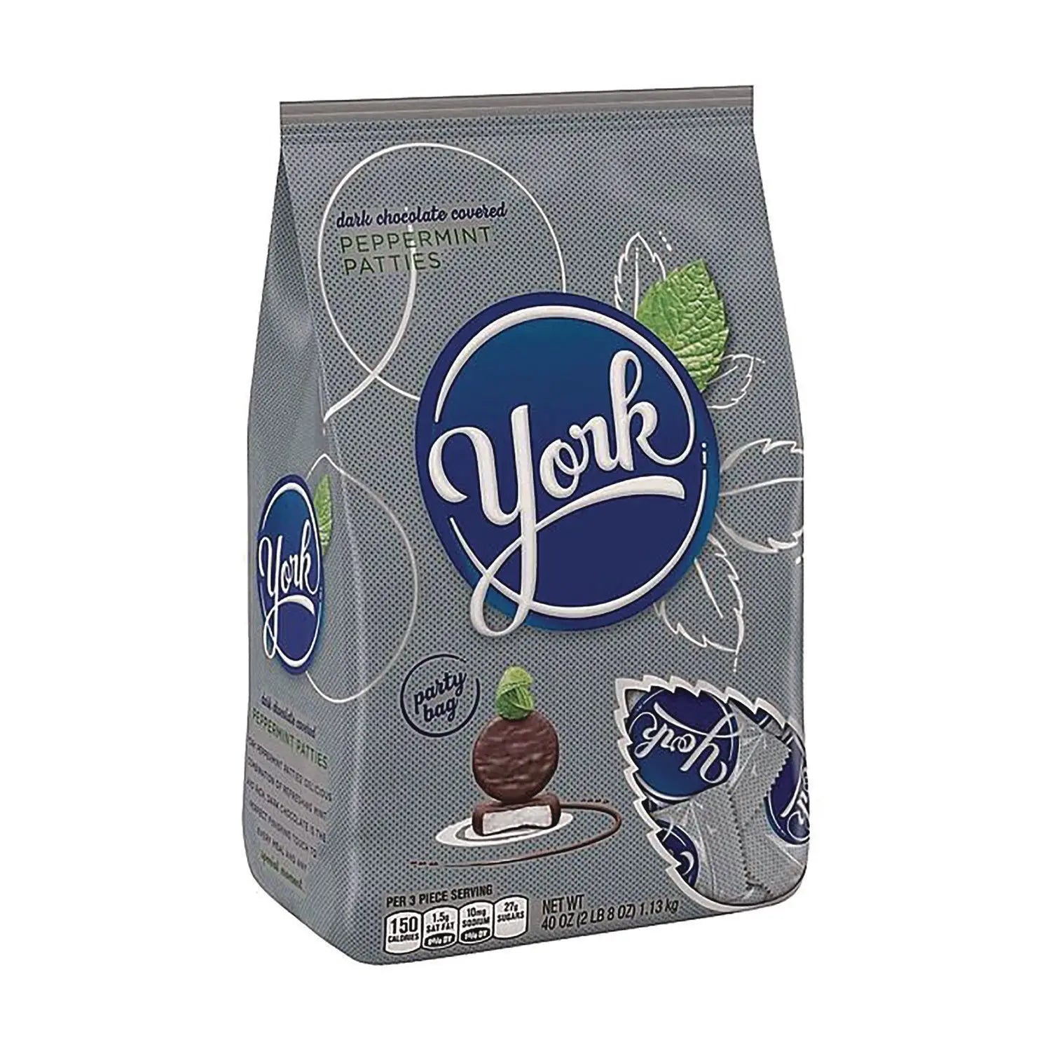 York® Peppermint Patties, Peppermint/Dark Chocolate Minatures, 35.2 oz Bag York® Flipcost