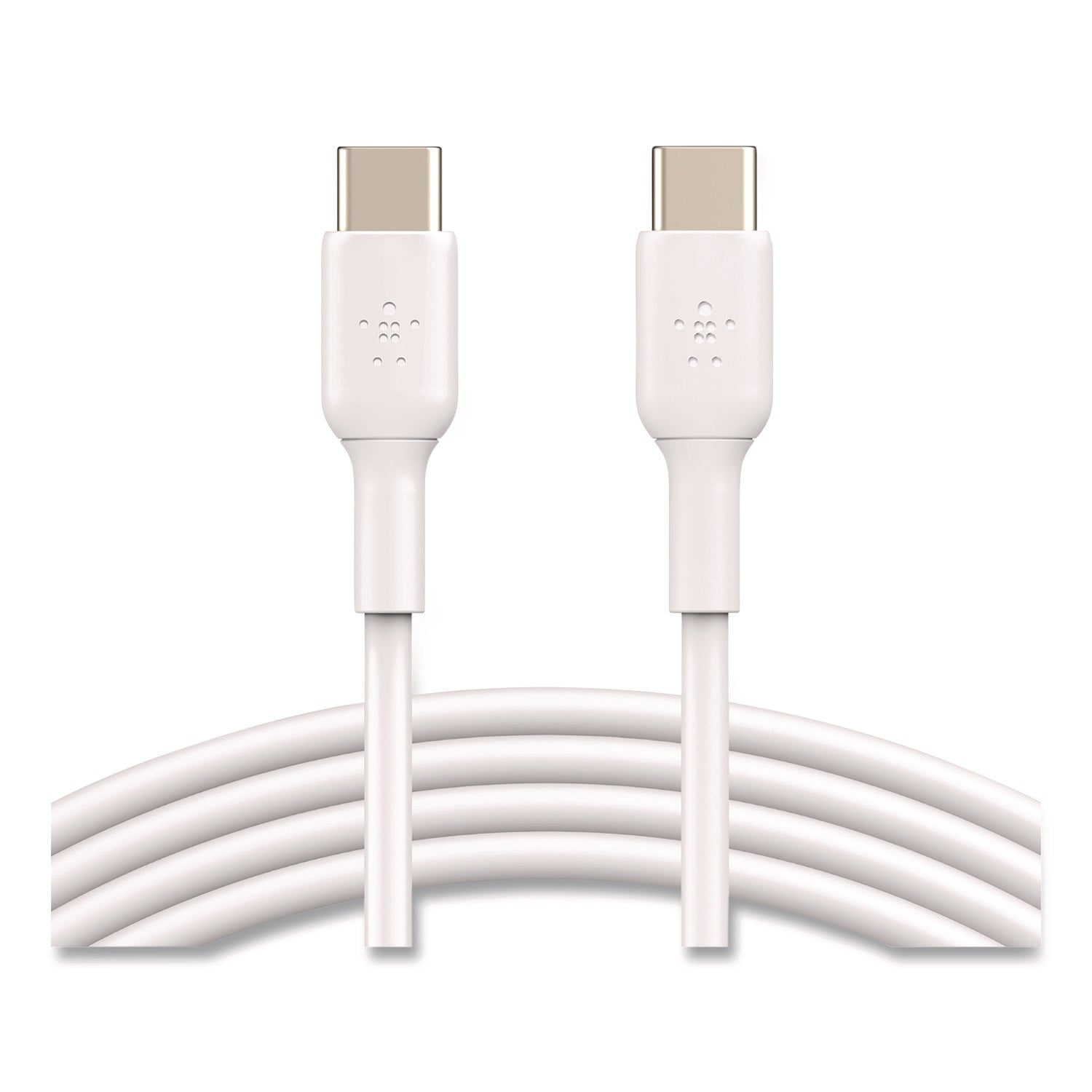 Belkin® BOOST CHARGE USB-C to USB-C Cable, 3.3 ft, White, 2/Pack