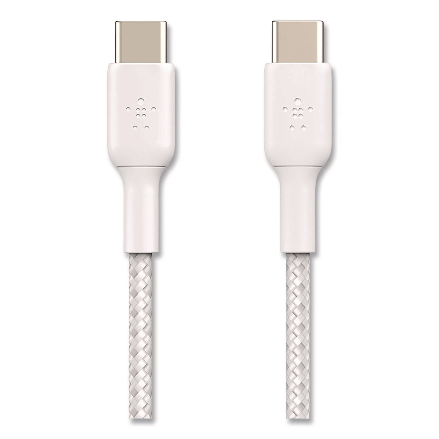 Belkin® BOOST CHARGE Braided USB-C to USB-C Cable, 3.3 ft, White