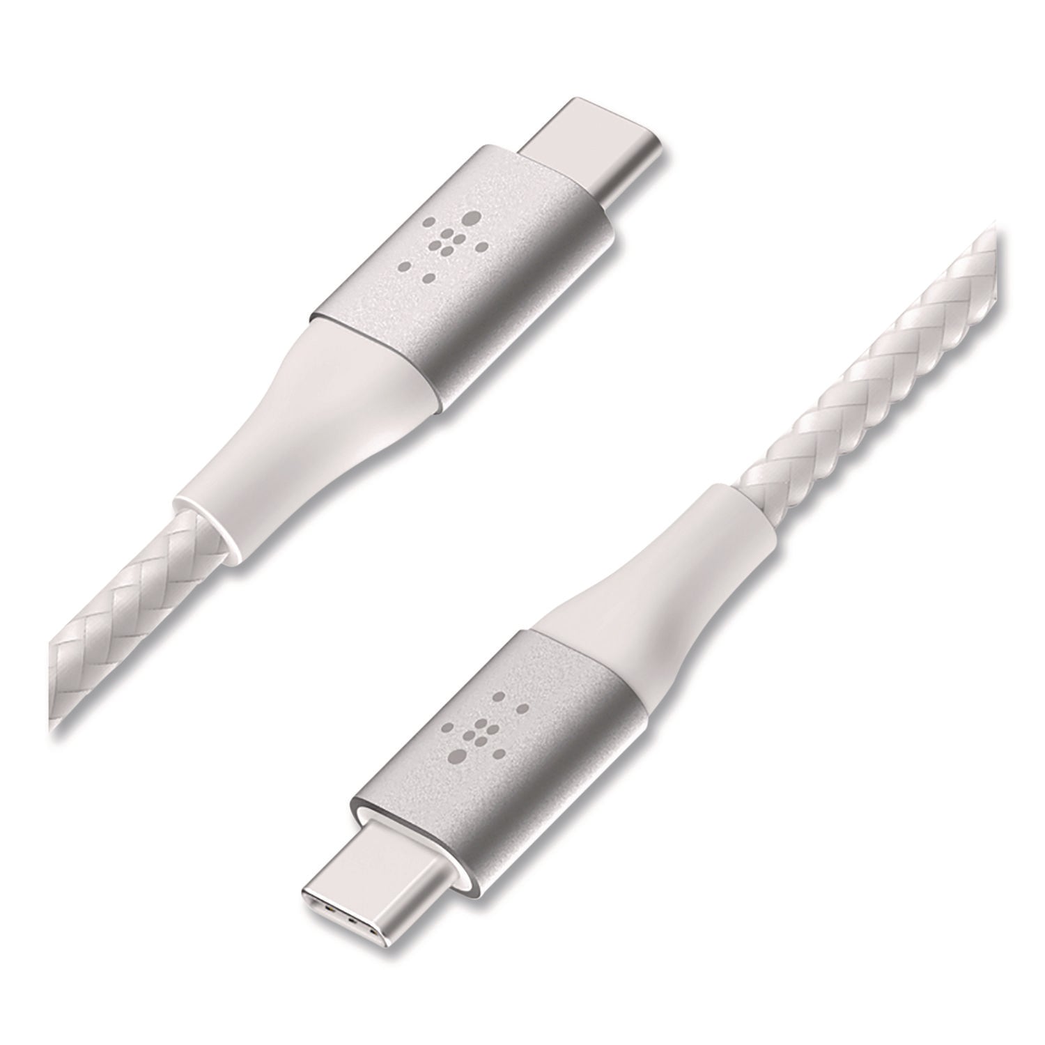 Belkin® BOOST CHARGE Braided USB-C to USB-C Cable, 6.6 ft, White