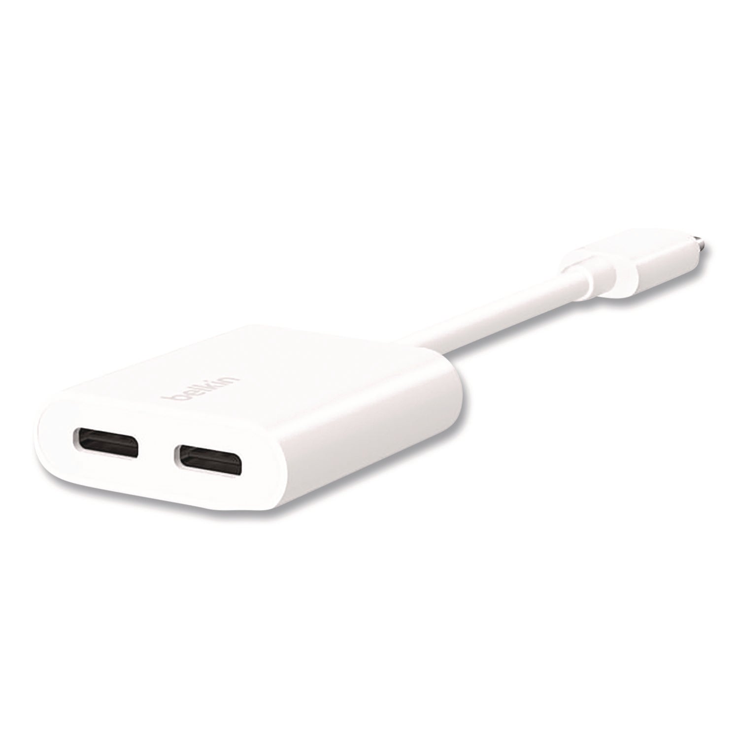 Belkin® RockStar USB-C Audio + Charge Adapter, White