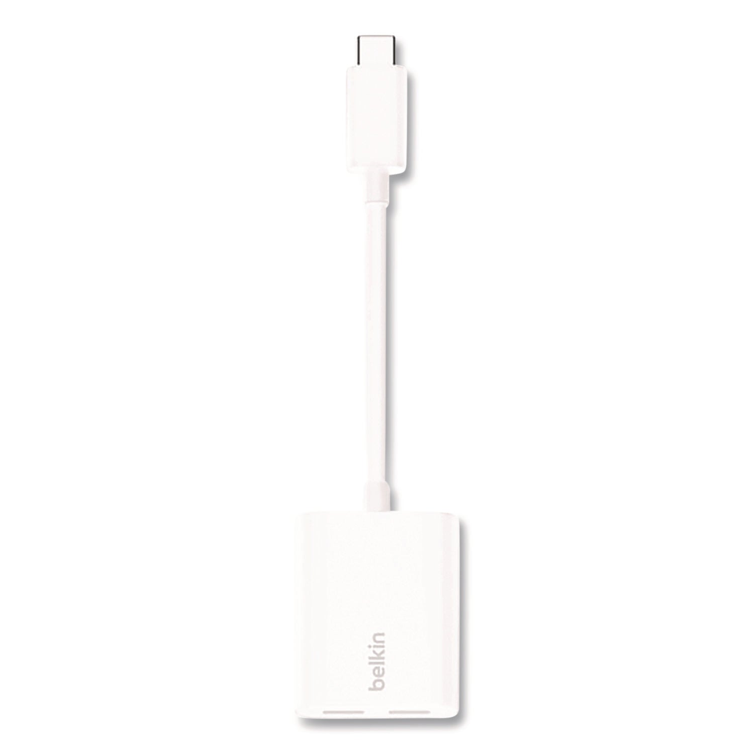 Belkin® RockStar USB-C Audio + Charge Adapter, White