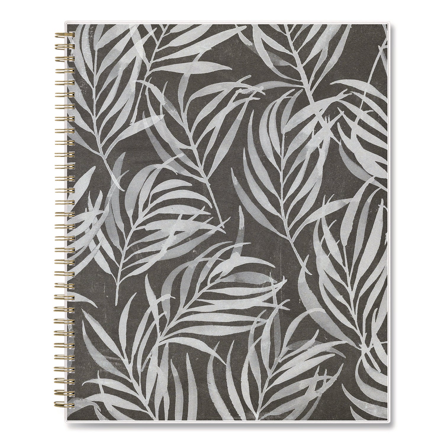 Blue Sky® Dark Gray Gale Lesson Planner, Weekly: Up to Nine Periods per Day, Monthly: Two-Page Spreads, 11 x 8.5, Gray/Mint Green Cover