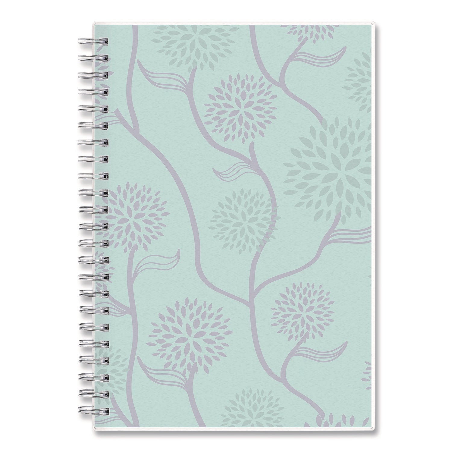 Blue Sky® Rue Du Flore Weekly/Monthly Planner, Floral Artwork, 8 x 5, Jade/Lavender Cover, 12-Month (Jan to Dec): 2025