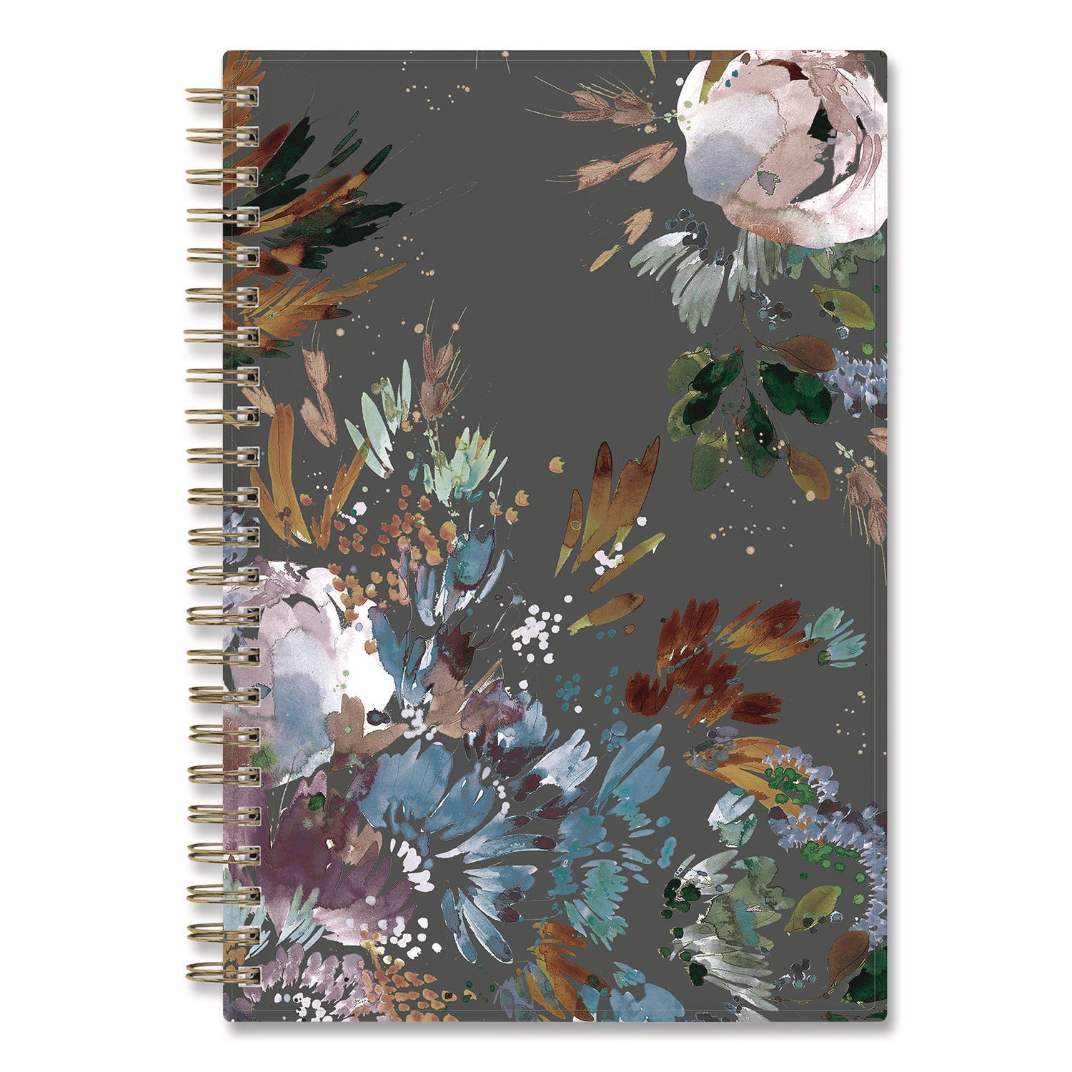 Blue Sky® Kelly Ventura Midnight Garden Weekly/Monthly Planner, Floral Artwork, 8 x 5, Multicolor Cover, 12-Month (Jan to Dec): 2025