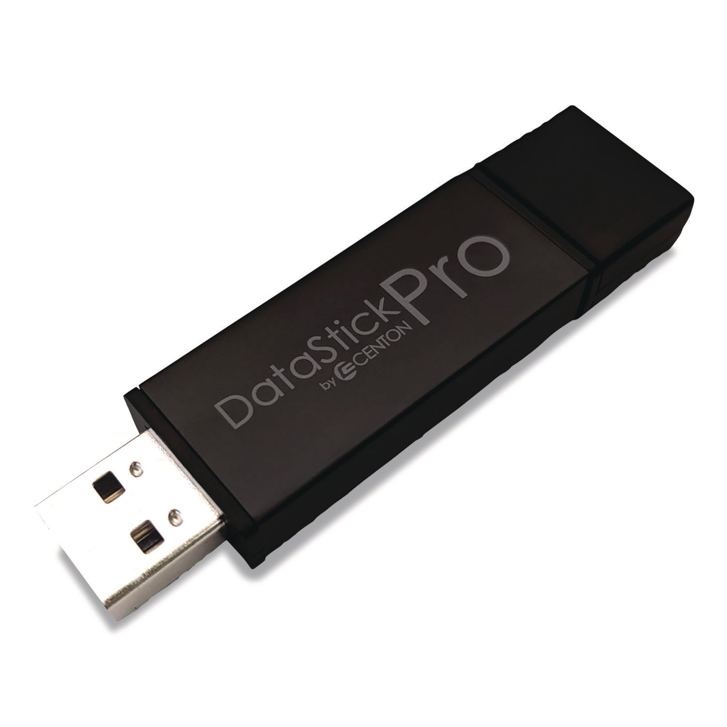 Centon DataStick Pro USB 3.2 Type A Flash Drive, 128 GB, Black, 10/Pack