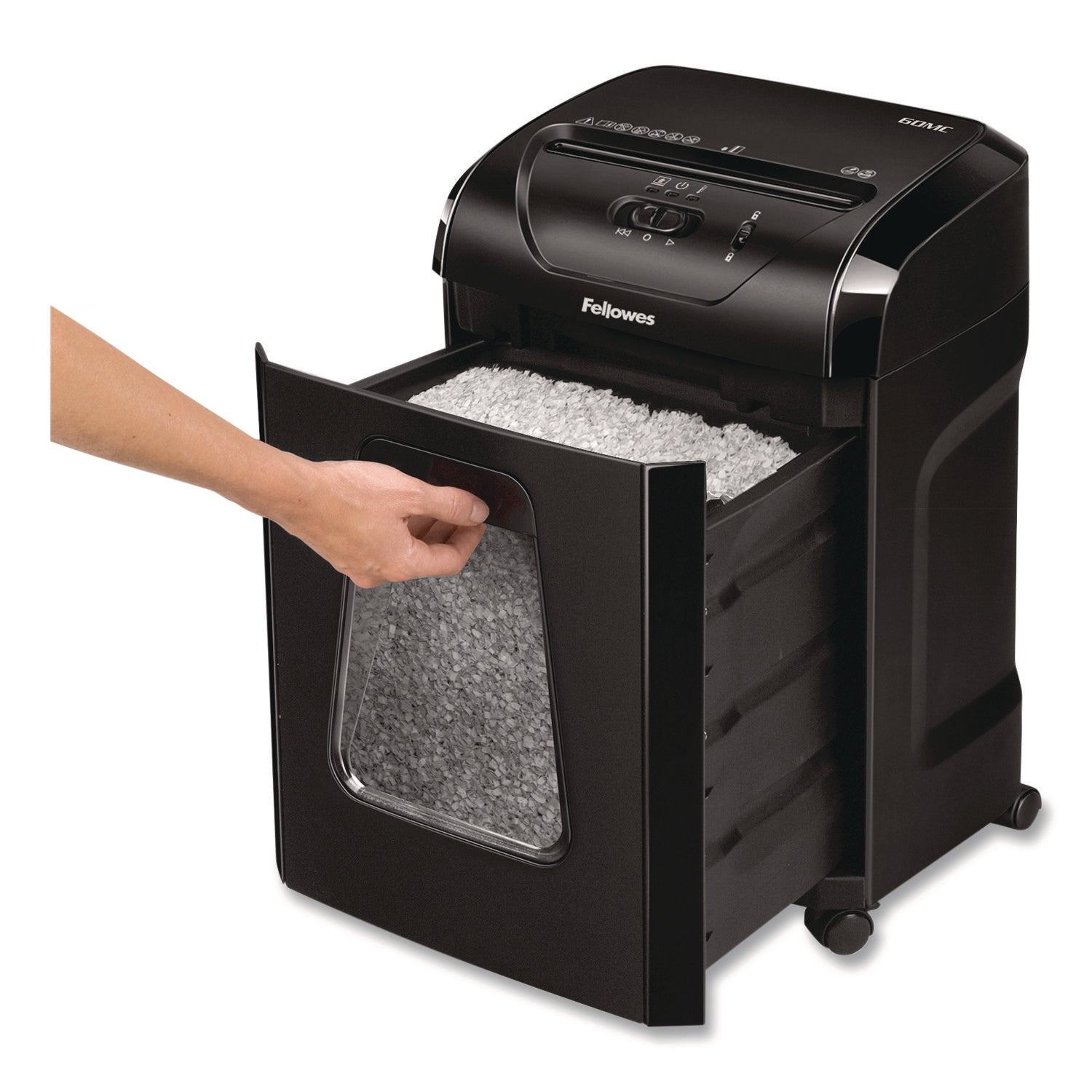 Fellowes® Powershred 60MC Micro-Cut Shredder, 10 Sheet Capacity