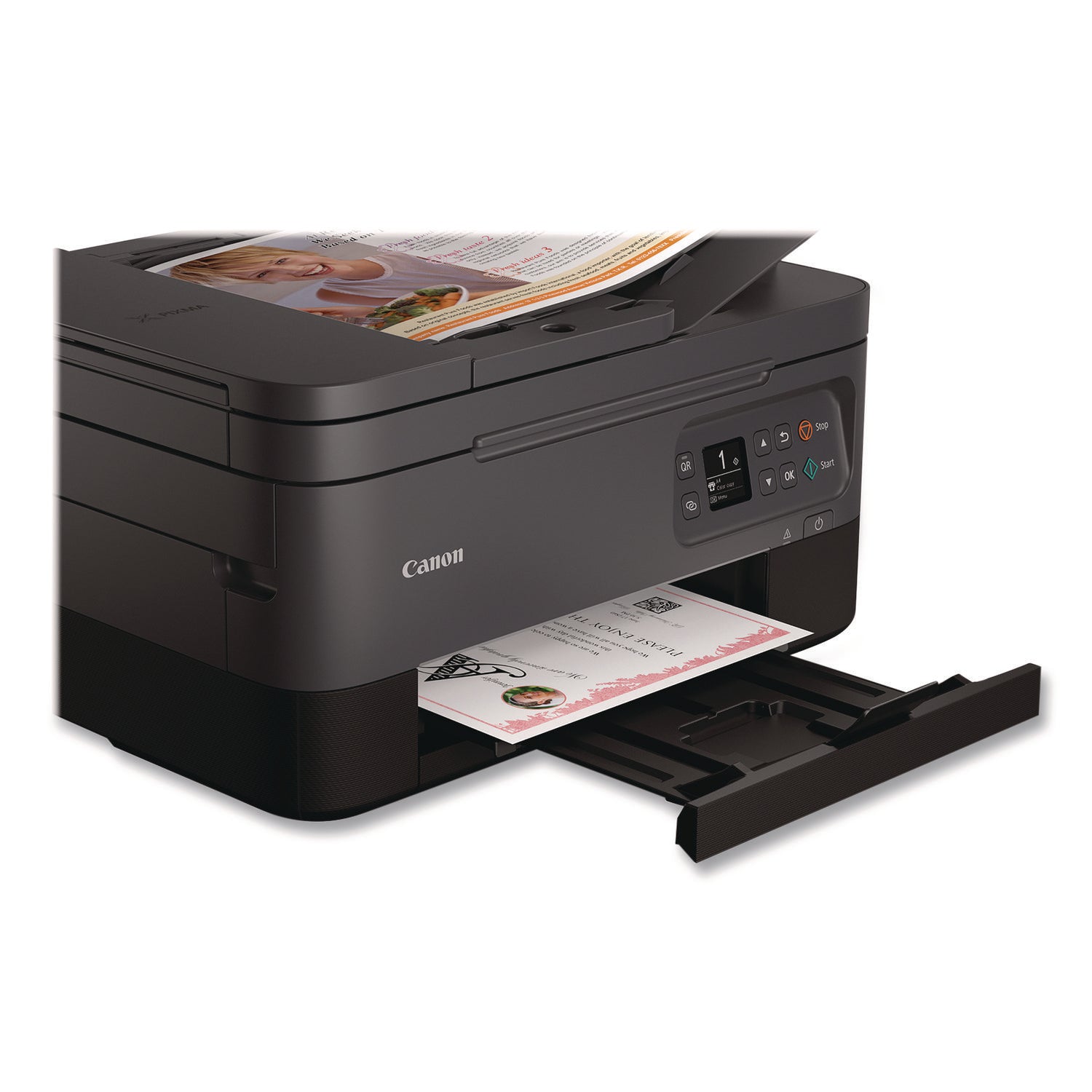 Canon® PIXMA TR7020a Wireless Color All-in-One Inkjet Printer, Copy, Print, Scan