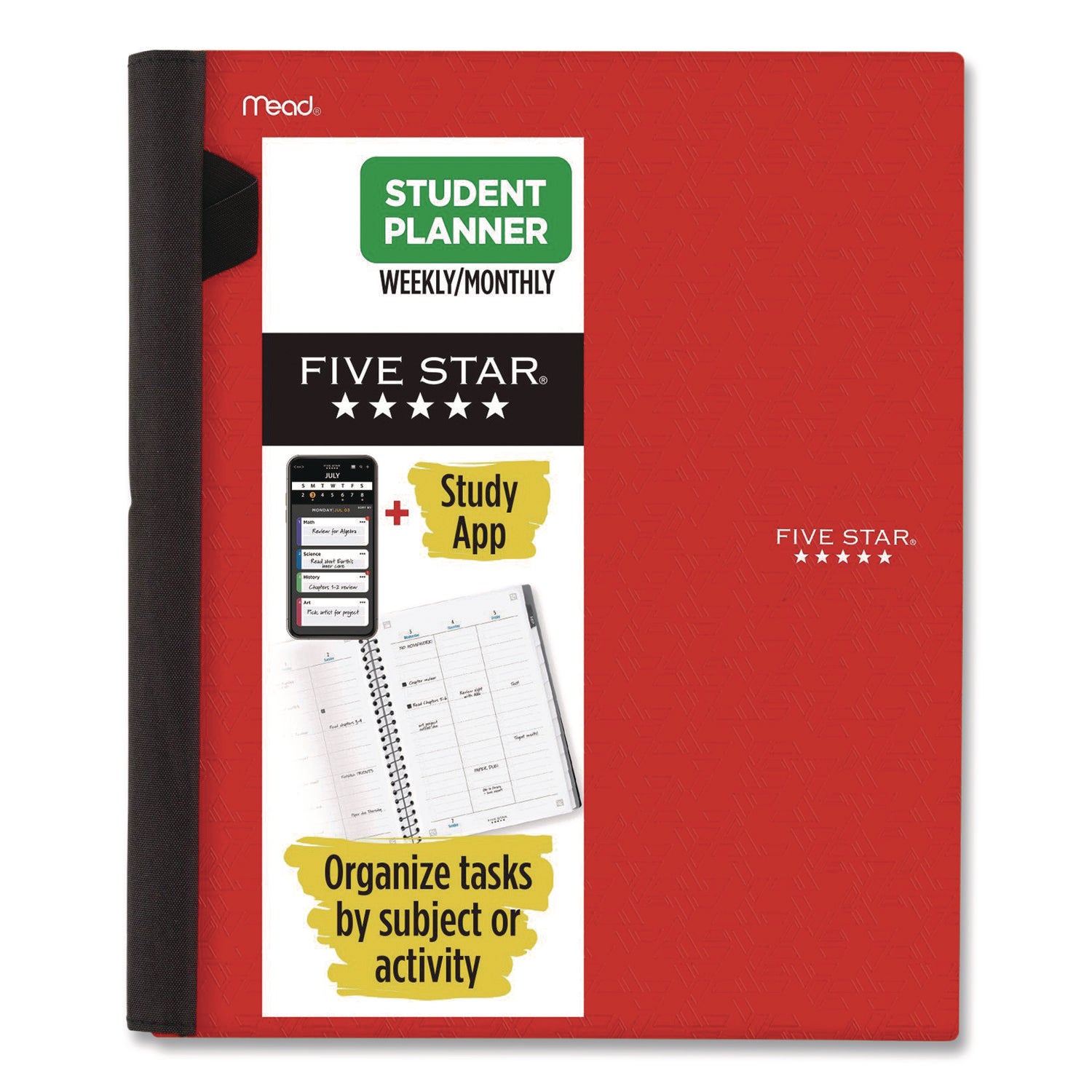 Five Star® Advance Academic Year Weekly/Monthly Planner, 11 x 8.5, Randomly Assorted Cover Color, 12-Month: July 2024 to June 2025