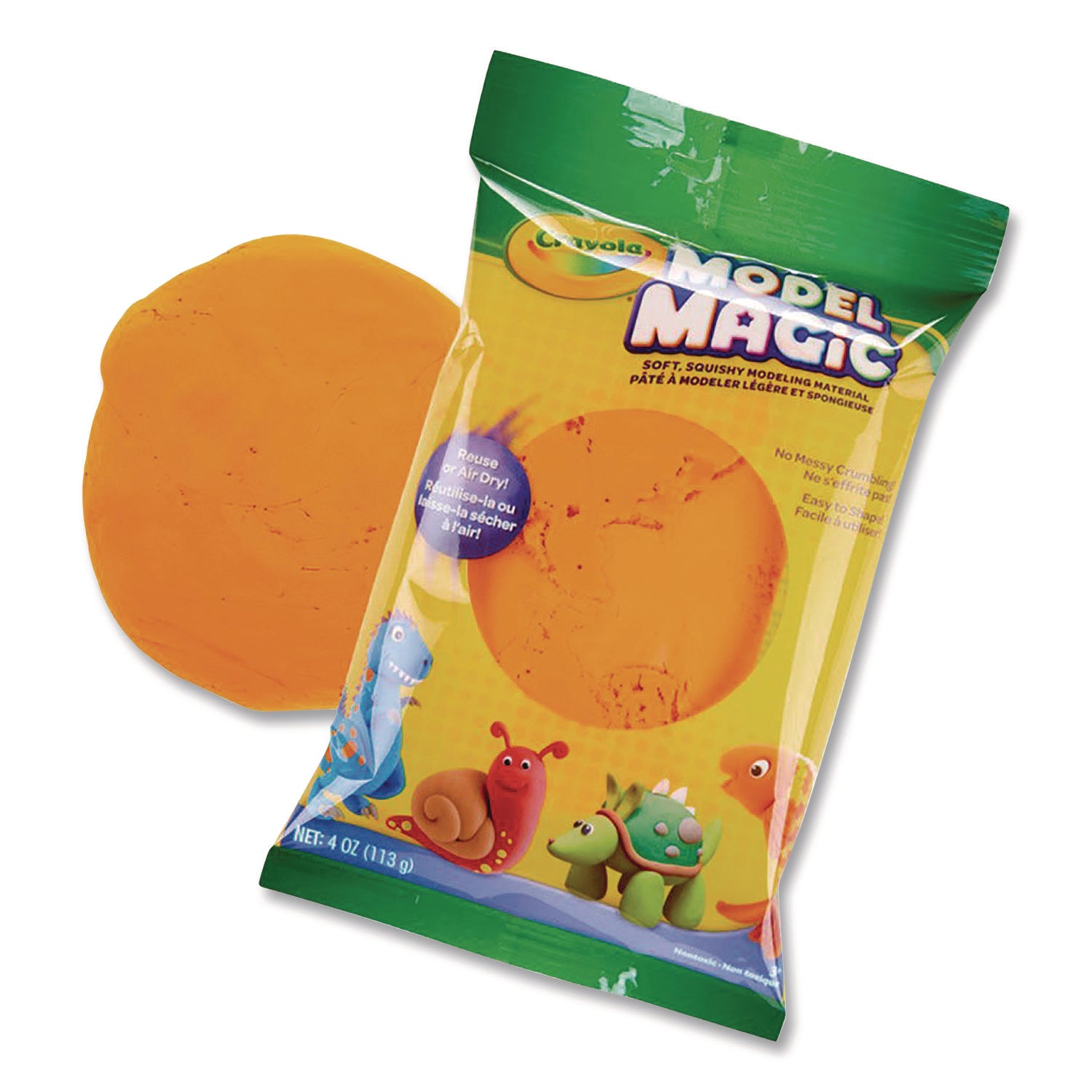 Crayola® Model Magic Modeling Compound, Orange, 4 oz Pack