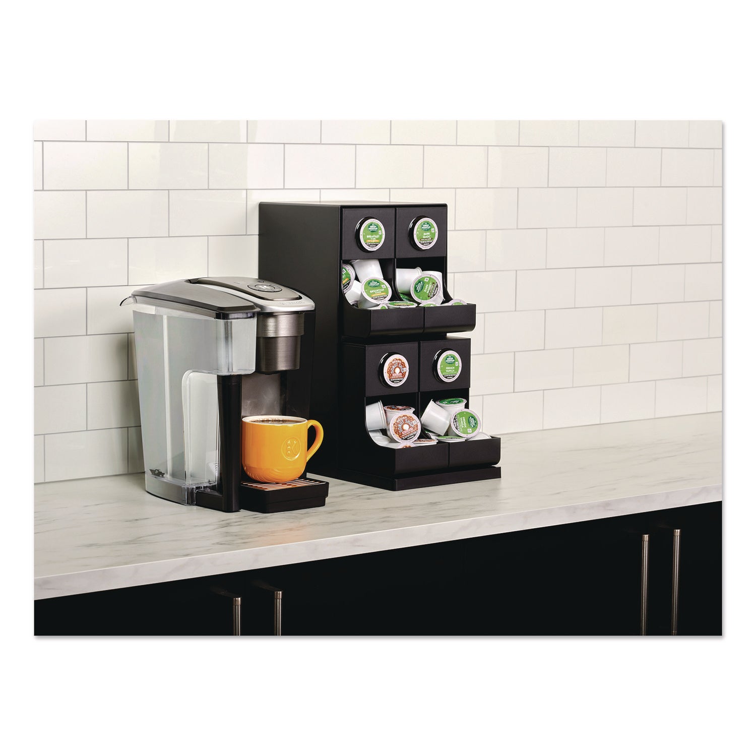 Keurig® K-Cup Organizer, 4-Compartment, Black