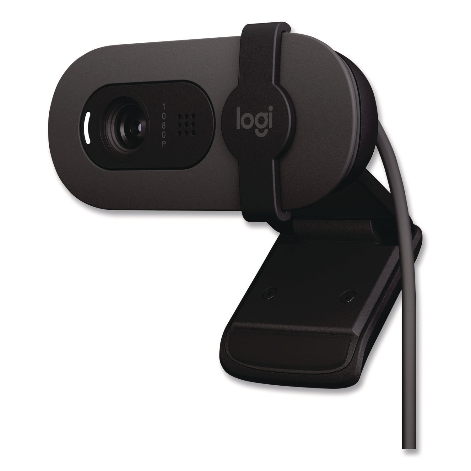 Logitech® BRIO 100 Webcam, 1920 pixels x 1080 pixels, 2 Mpixel, Graphite