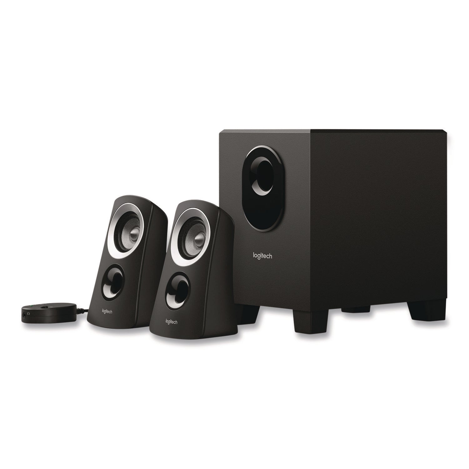 Logitech® Z313 Computer Speaker System, Black