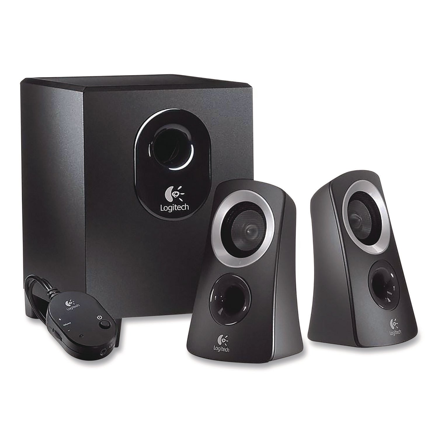 Logitech® Z313 Computer Speaker System, Black