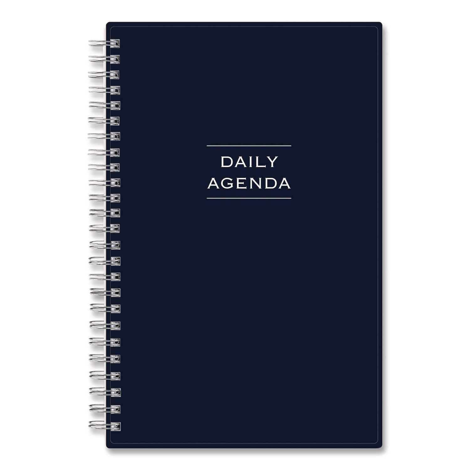 Blue Sky® Perpetual Daily Planner, 8.5 x 5.5, Blue Cover, 52 Weeks: Undated