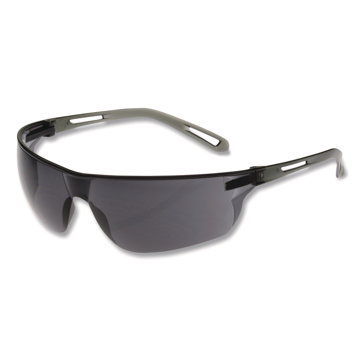 Bouton® Zenon Z-Lyte Safety Glasses, Gray Frame, Gray Lens