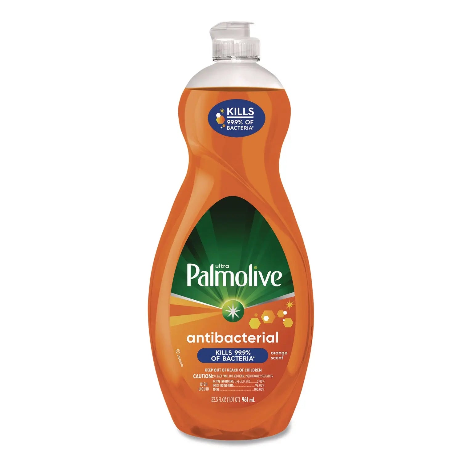 Palmolive® Ultra Antibacterial Dishwashing Liquid, Orange Scent. 32,5 oz Bottle Palmolive® Flipcost