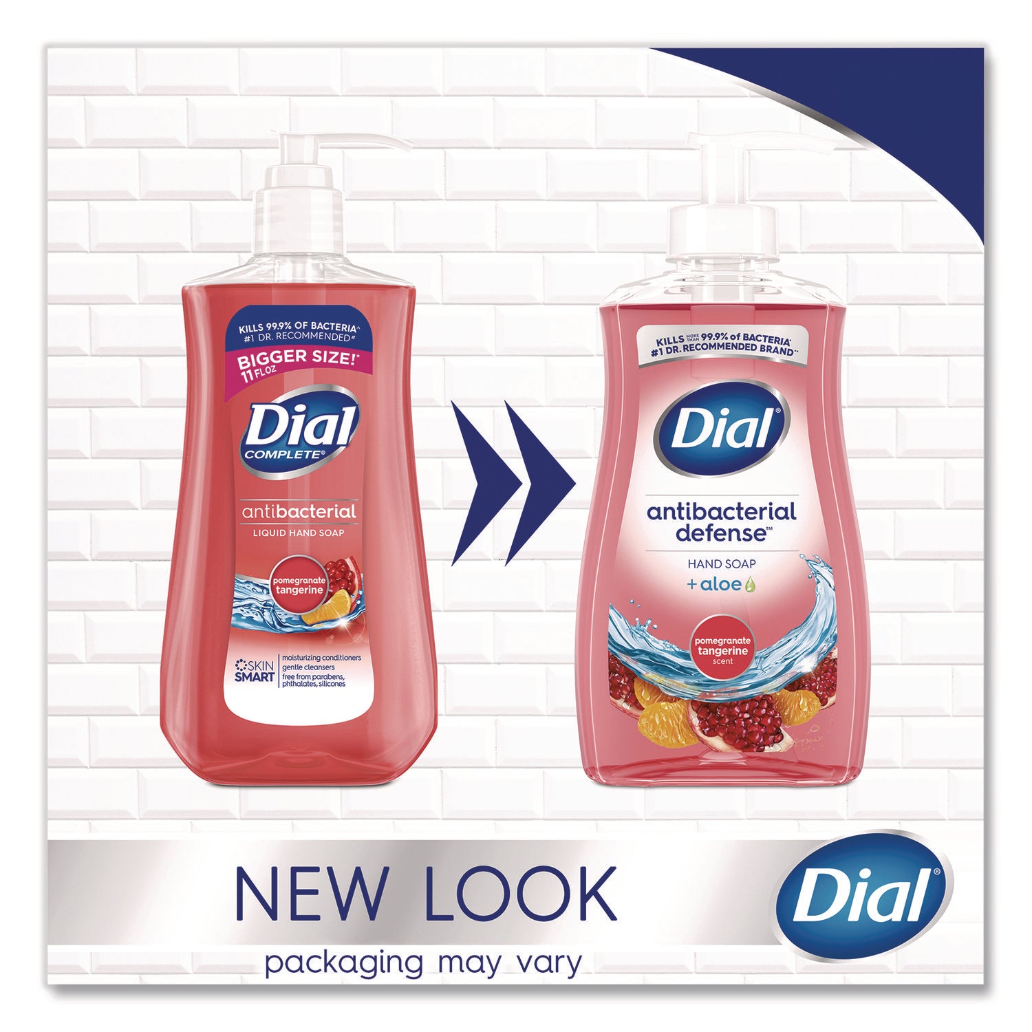 Dial® Antibacterial Liquid Hand Soap, Pomegranate Tangerine, 11 oz