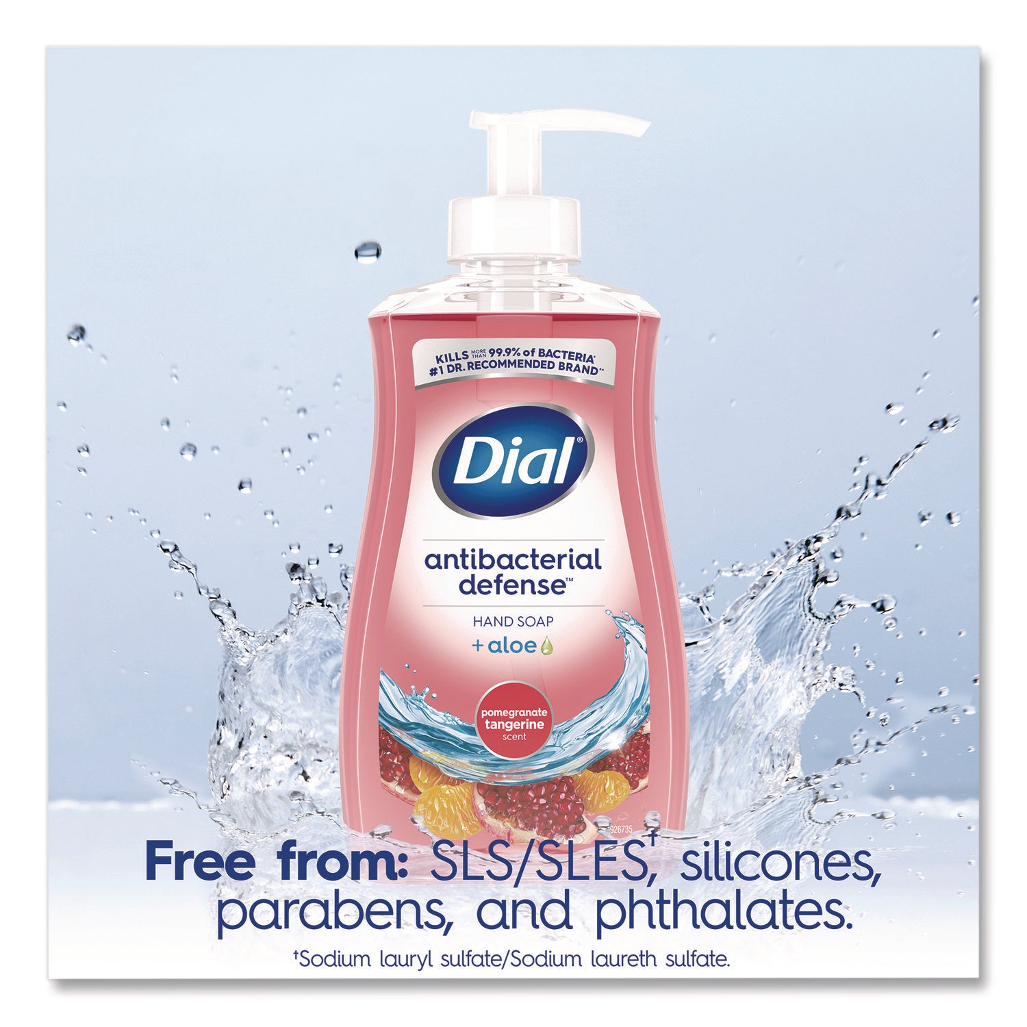 Dial® Antibacterial Liquid Hand Soap, Pomegranate Tangerine, 11 oz