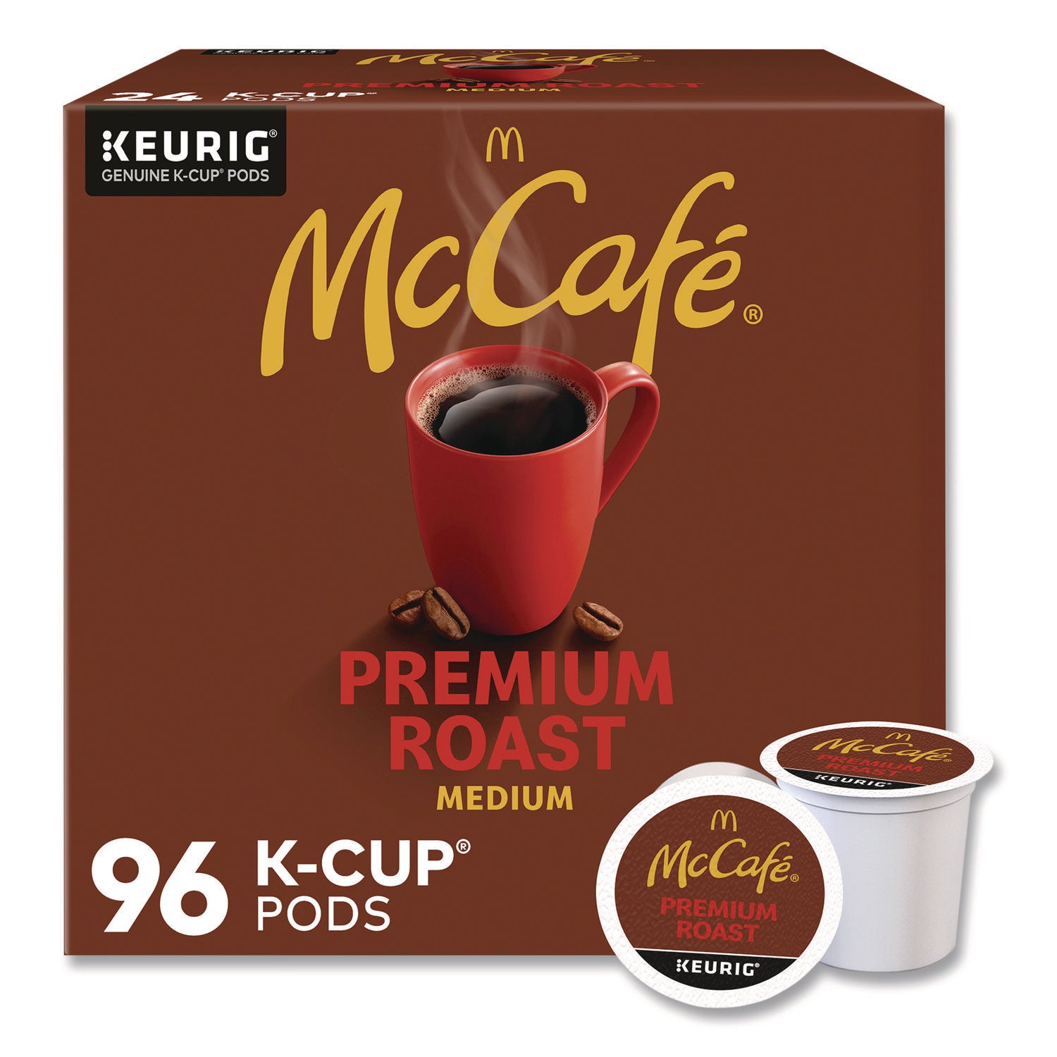 McCafe® Premium Roast K-Cup, 0.35 oz, 24/Box, 4 Boxes/Carton