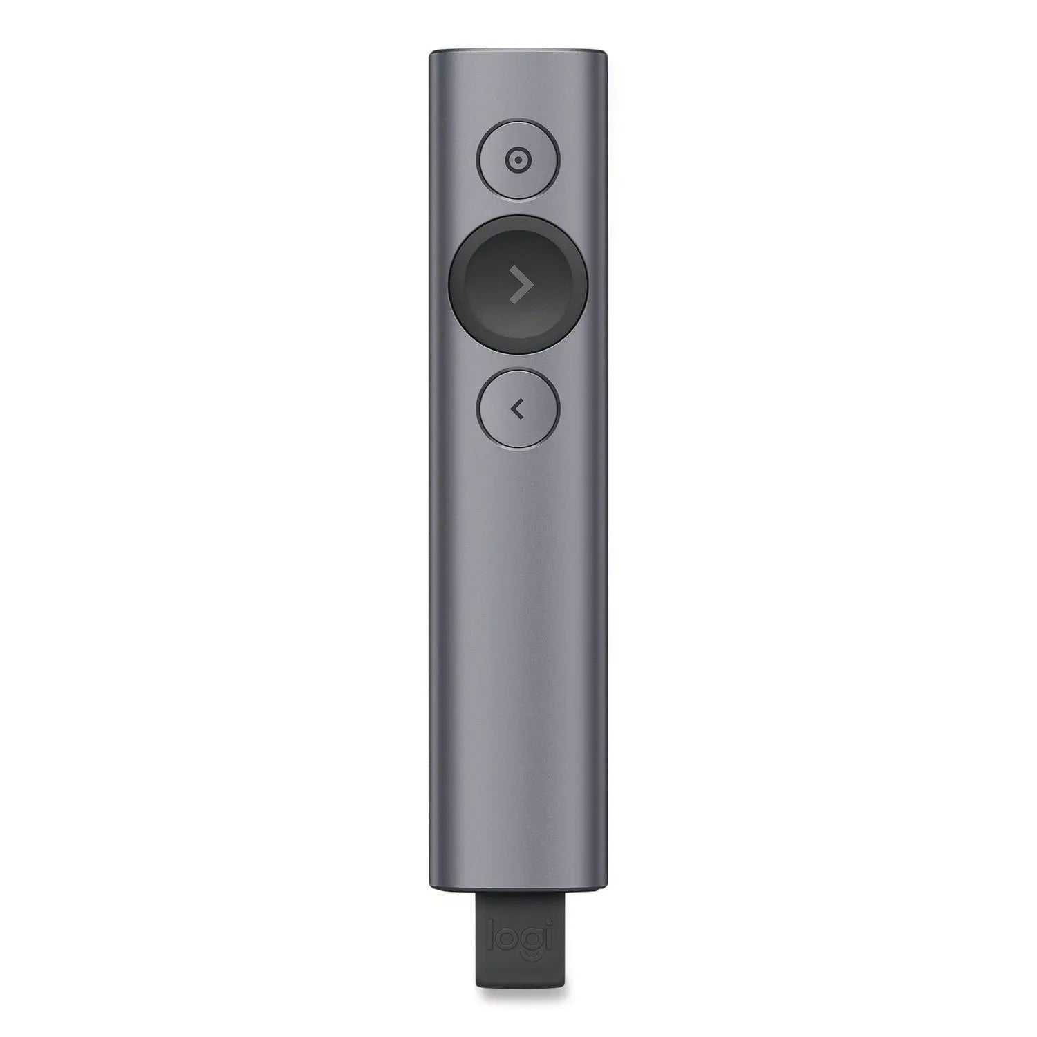 Logitech® Spotlight Presentation Remote, Projects 100 ft, Slate Logitech® Flipcost