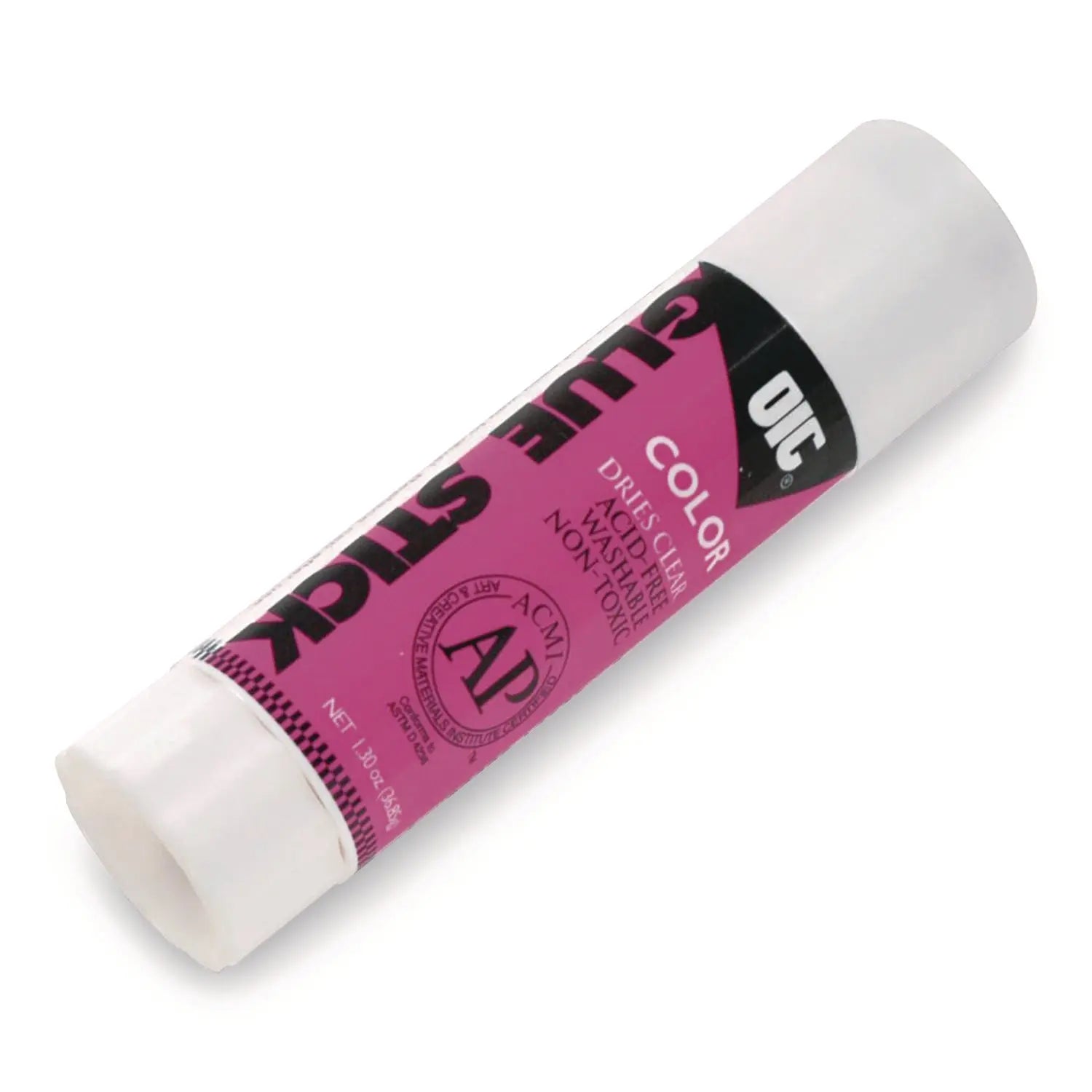 Officemate Glue Stick,1.3 oz, Applies Purple, Dries Clear Officemate Flipcost