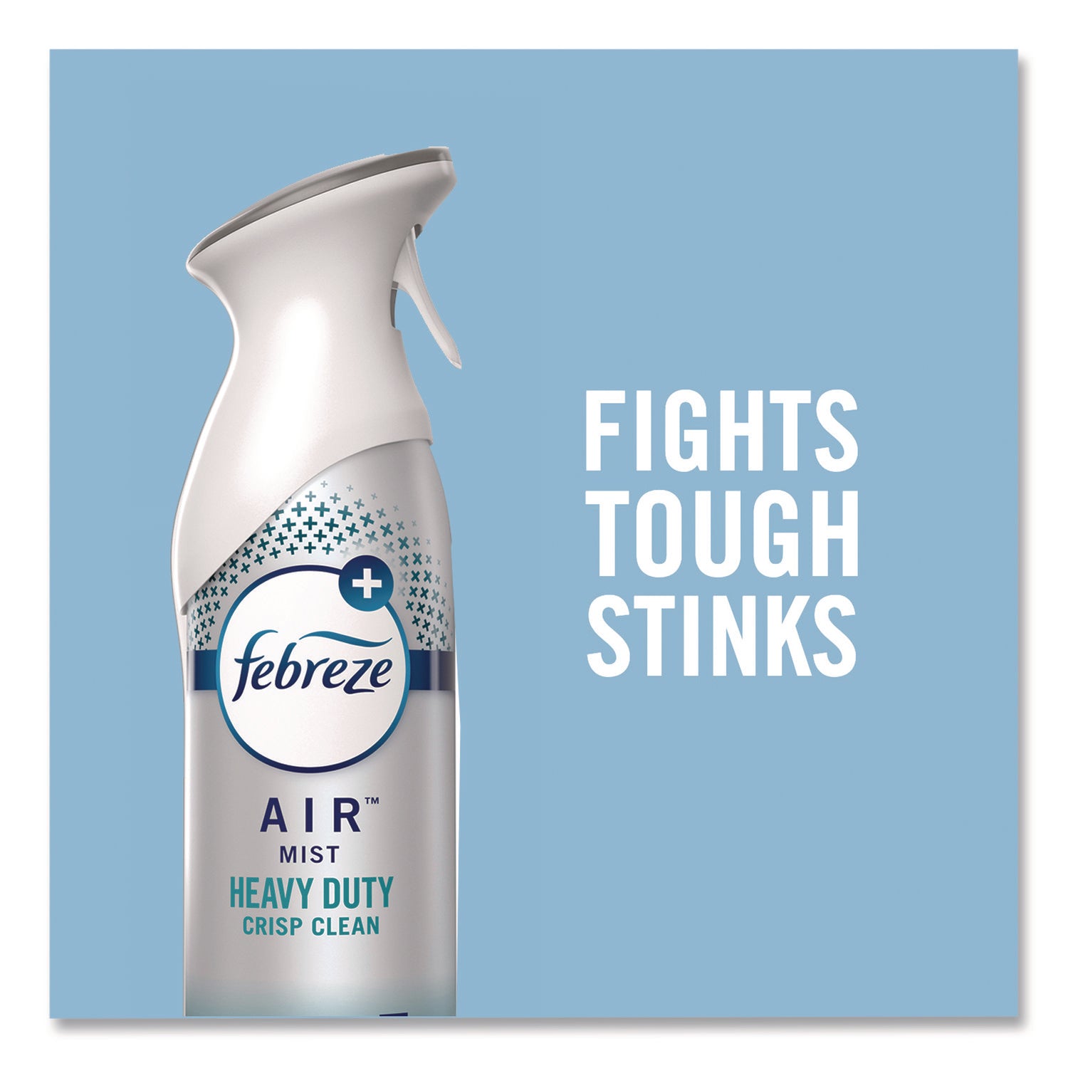 Febreze® AIR, Heavy-Duty Crisp Clean, 8.8 oz Aerosol Spray, 3/Pack