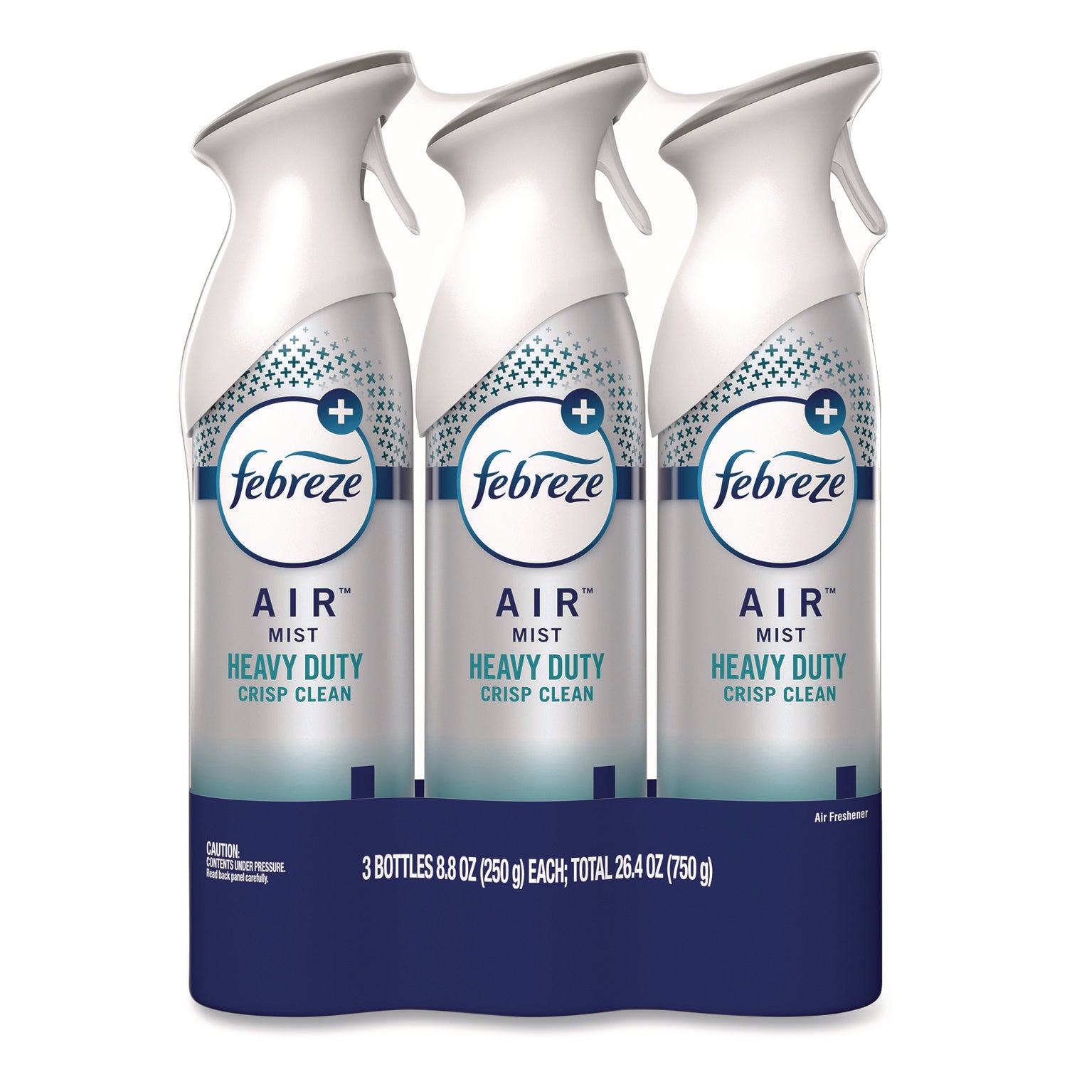 Febreze® AIR, Heavy-Duty Crisp Clean, 8.8 oz Aerosol Spray, 3/Pack