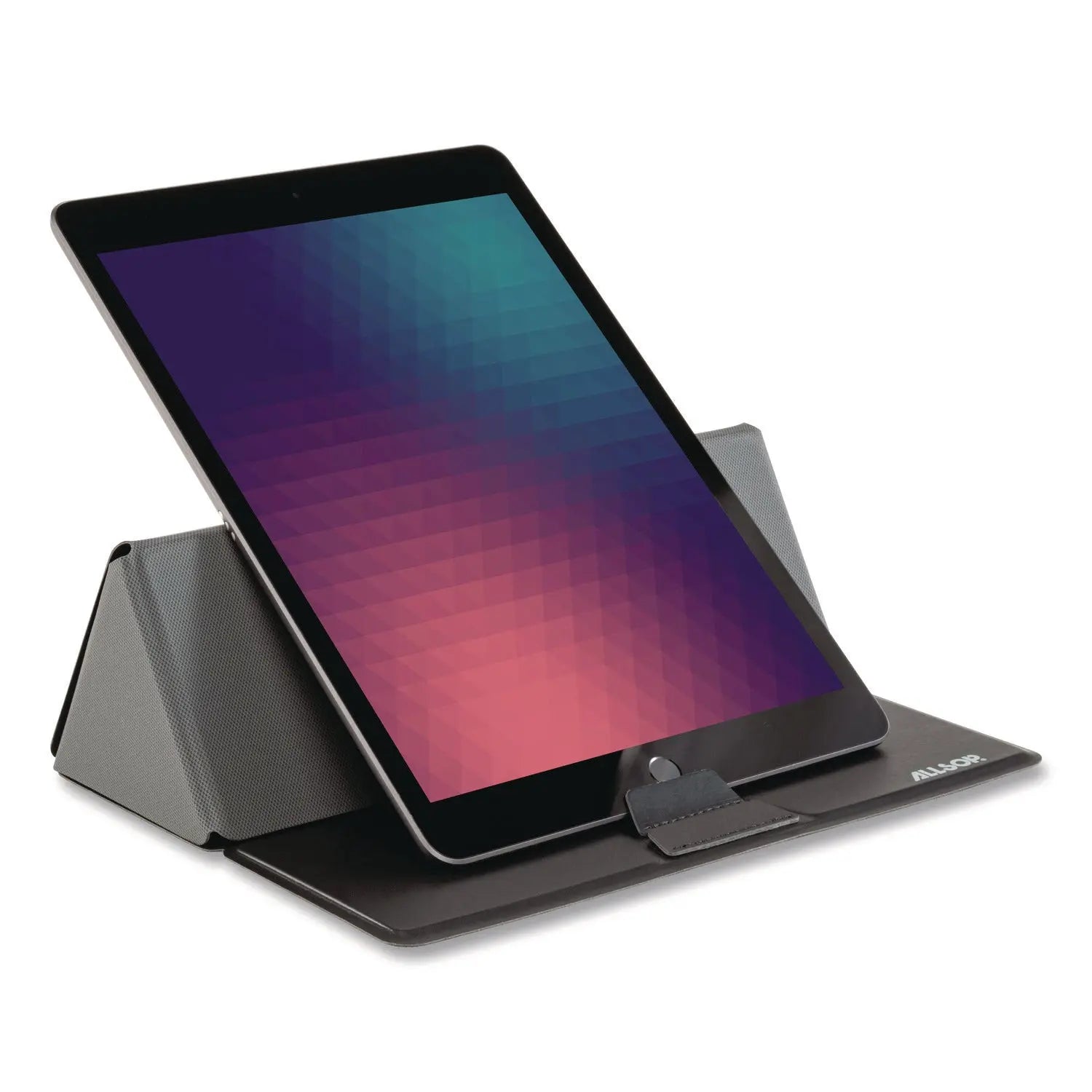 Allsop® Foldio Laptop and Tablet Stand, +30 Tilt, 9.5" x 14.5" x 3", Black, Supports 7 lb Allsop® Flipcost