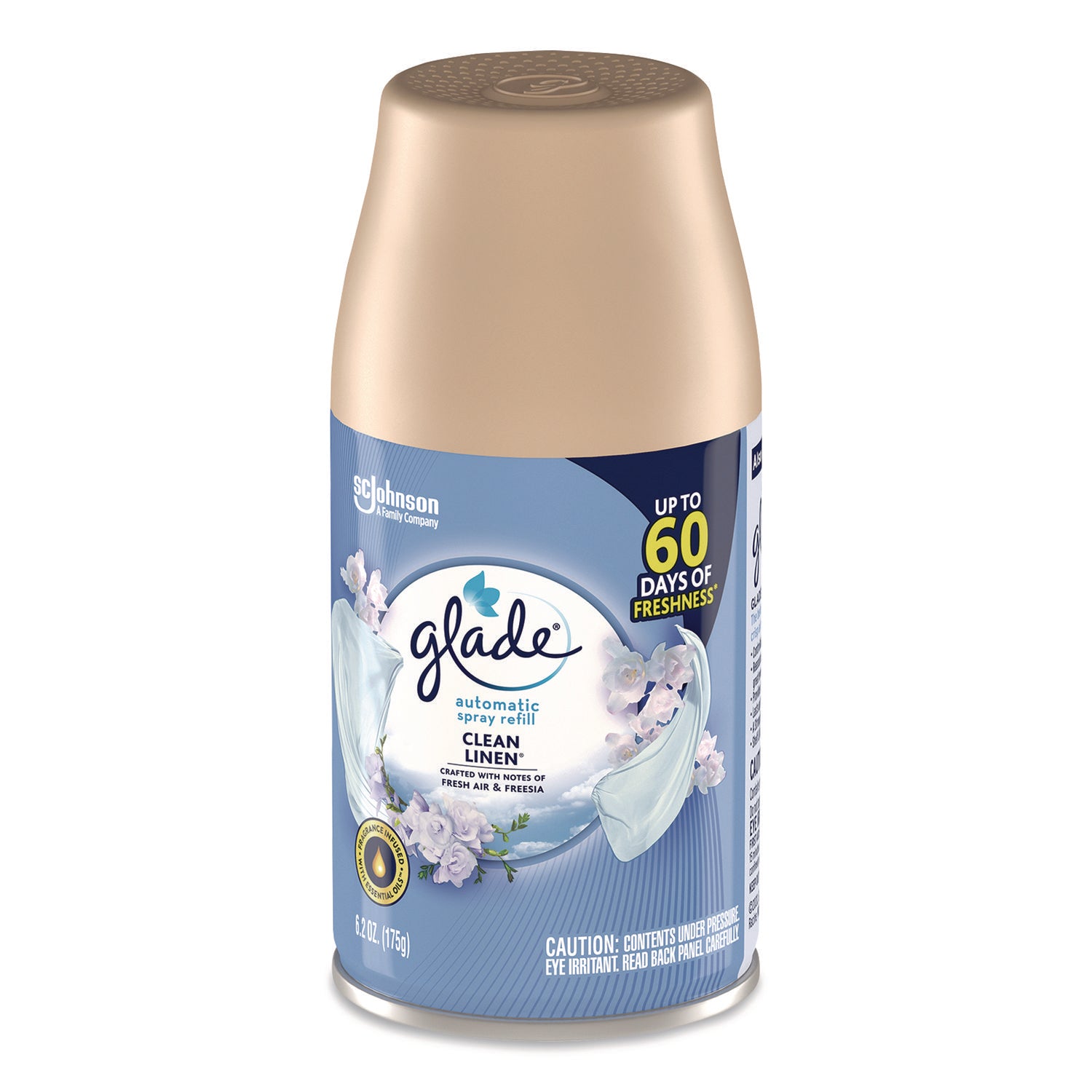 Glade® Automatic Air Freshener, Clean Linen, 6.2 oz Can, 4/Pack