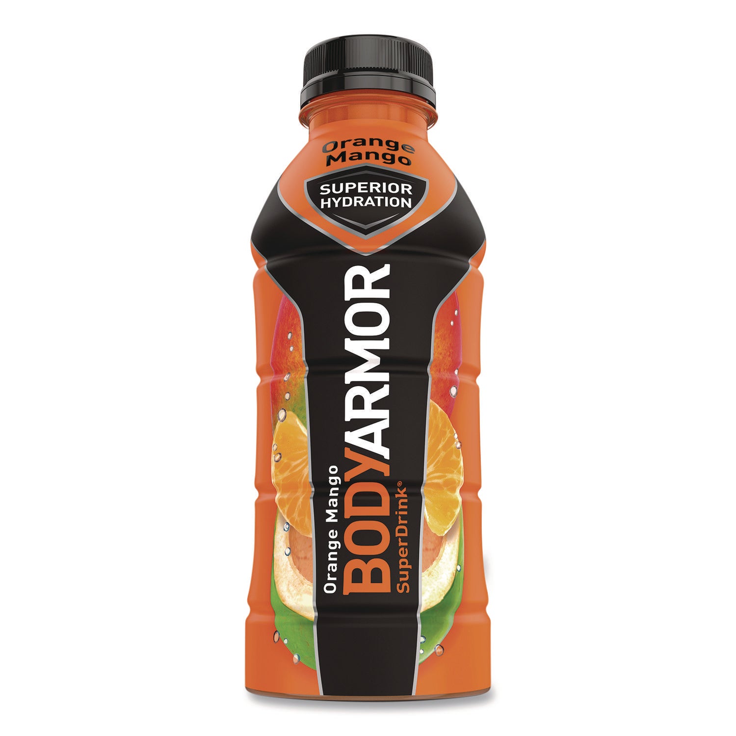 BodyArmor SuperDrink Sports Drink, Orange Mango, 16 oz Bottle, 12/Pack