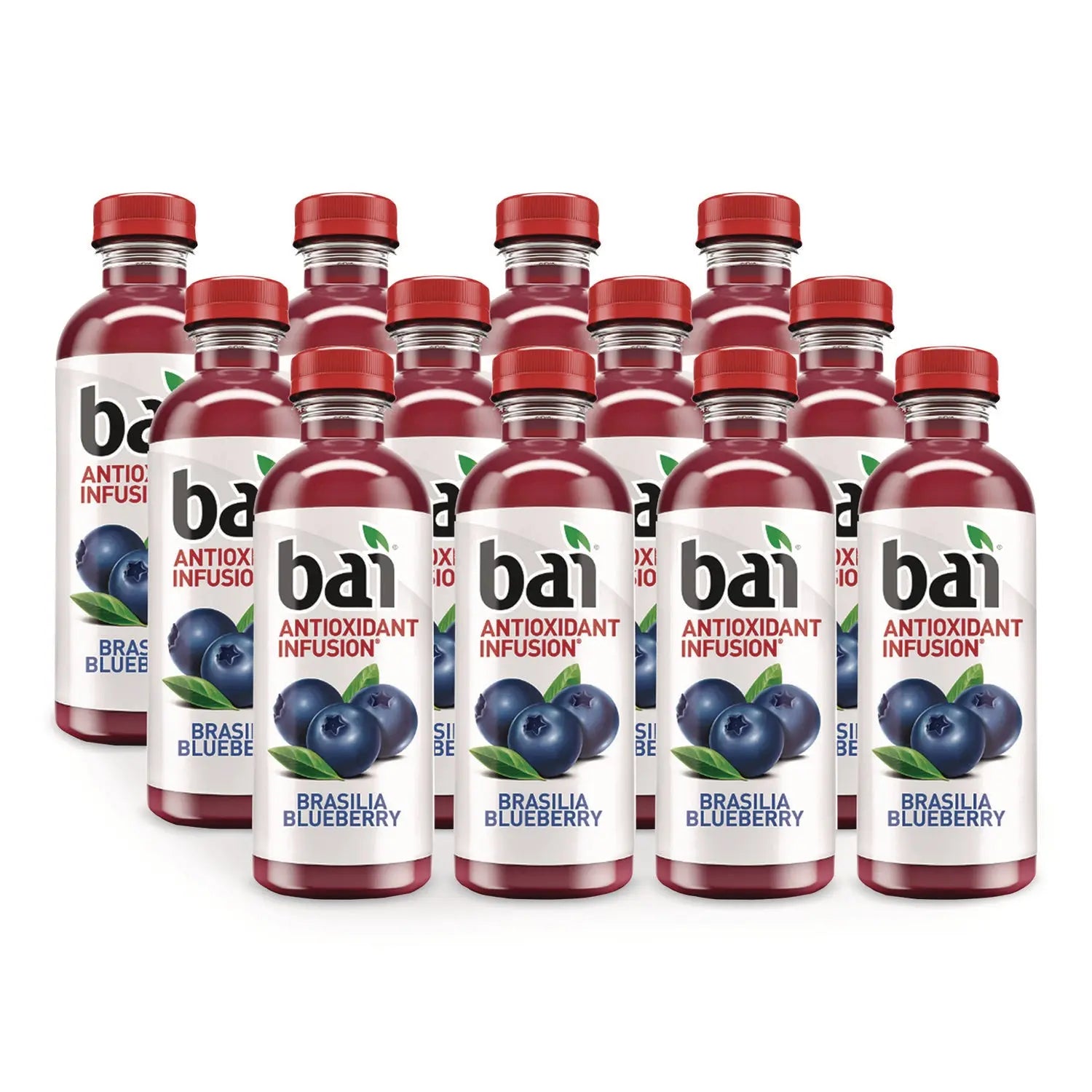 Bai Antioxidant Infused Beverage, Brasilia Blueberry, 18 oz Bottle, 12/Carton Bai Flipcost