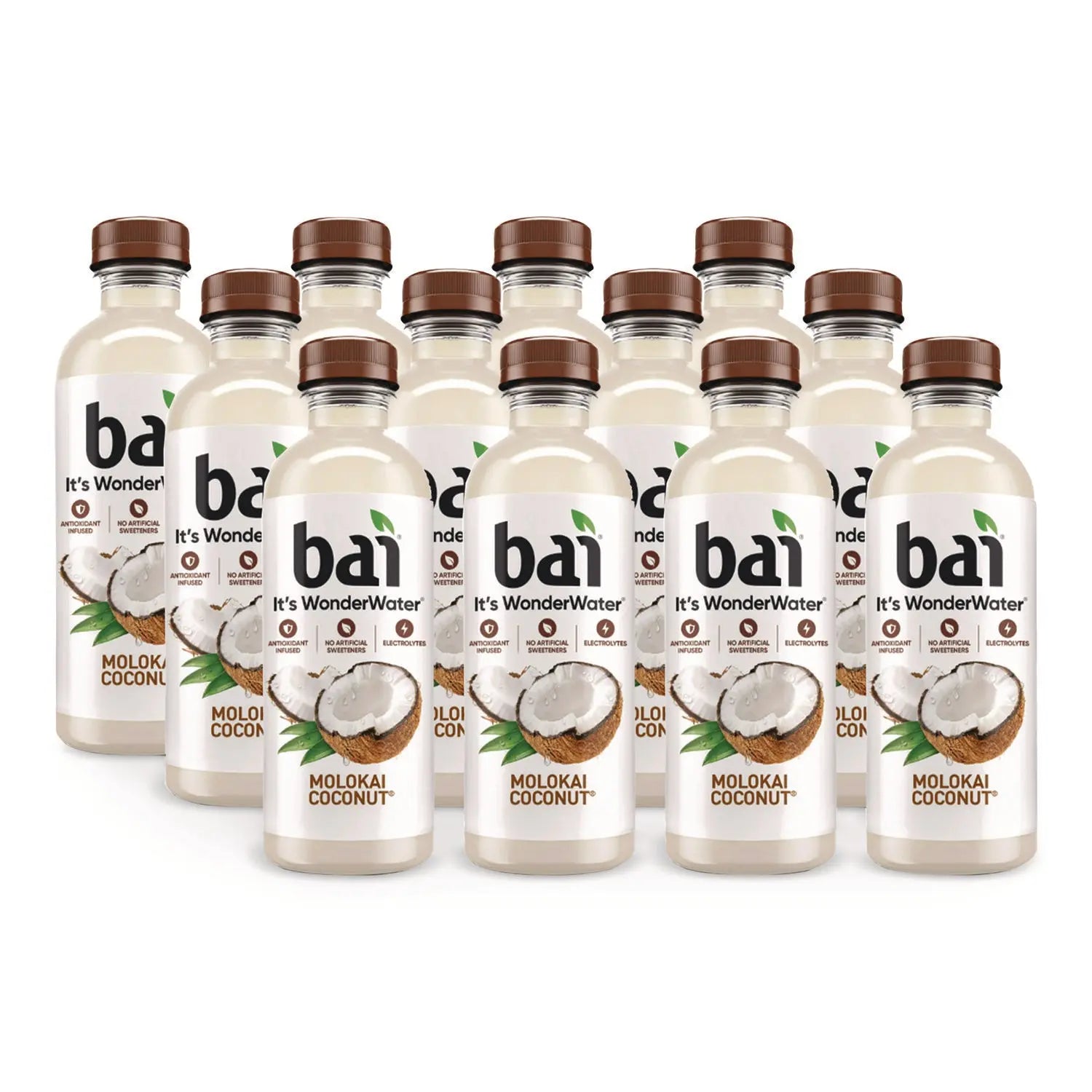 Bai Antioxidant Infused Beverage, Cocofusions Molokai Coconut, 18 oz Bottle, 12/Carton Bai Flipcost