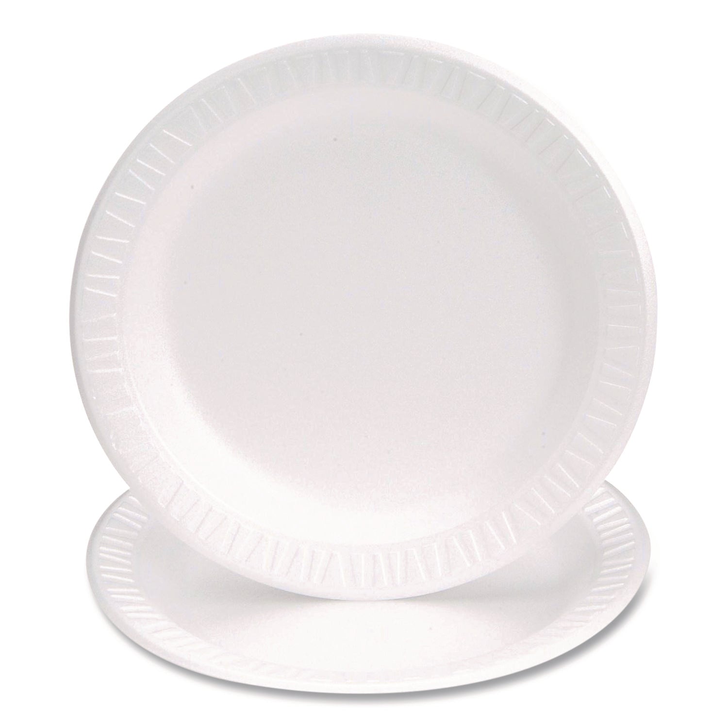 SOLO® Concorde Foam Plates, 9" dia, White, 125/Pack