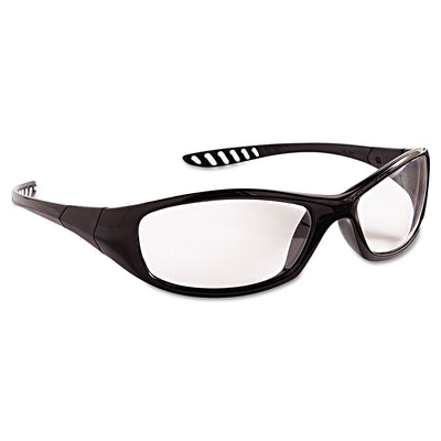 KleenGuard™ V40 HellRaiser Safety Glasses, Black Frame, Clear Lens - Flipcost