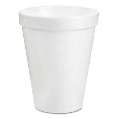 DART Foam Drink Cups, 8 oz, White, 25/Pack - Flipcost