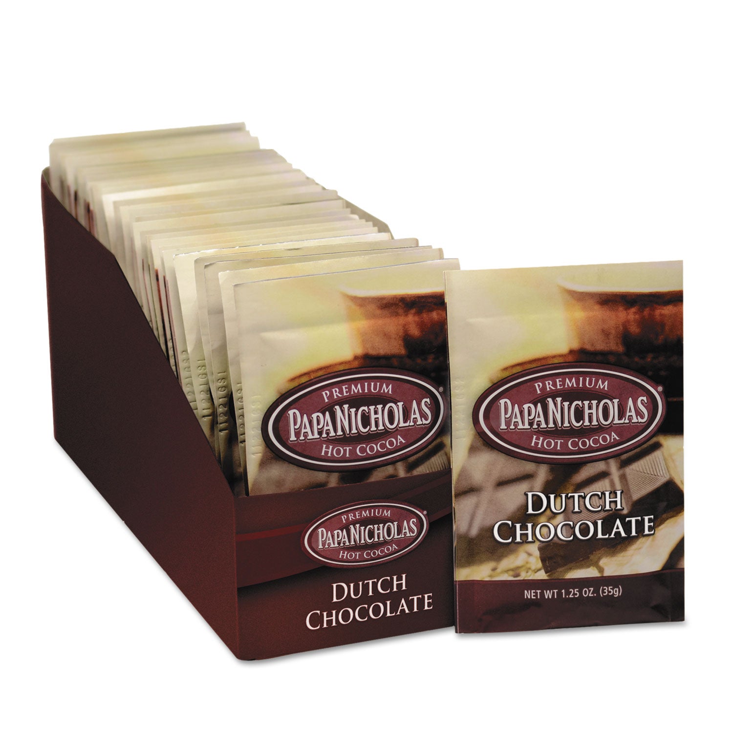 Premium Hot Cocoa, Dutch Chocolate, 24/Carton