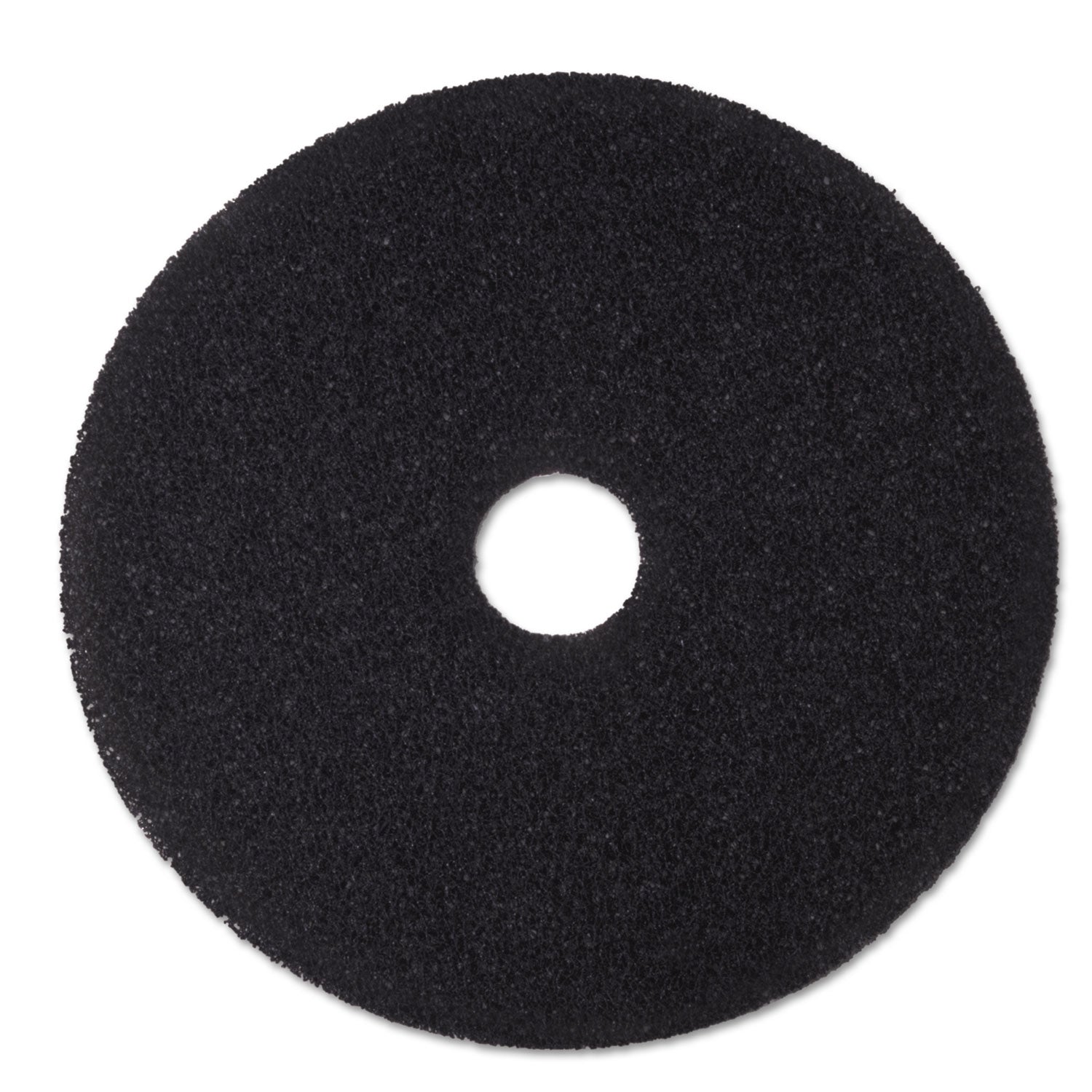 Low-Speed Stripper Floor Pad 7200, 19" Diameter, Black, 5/Carton