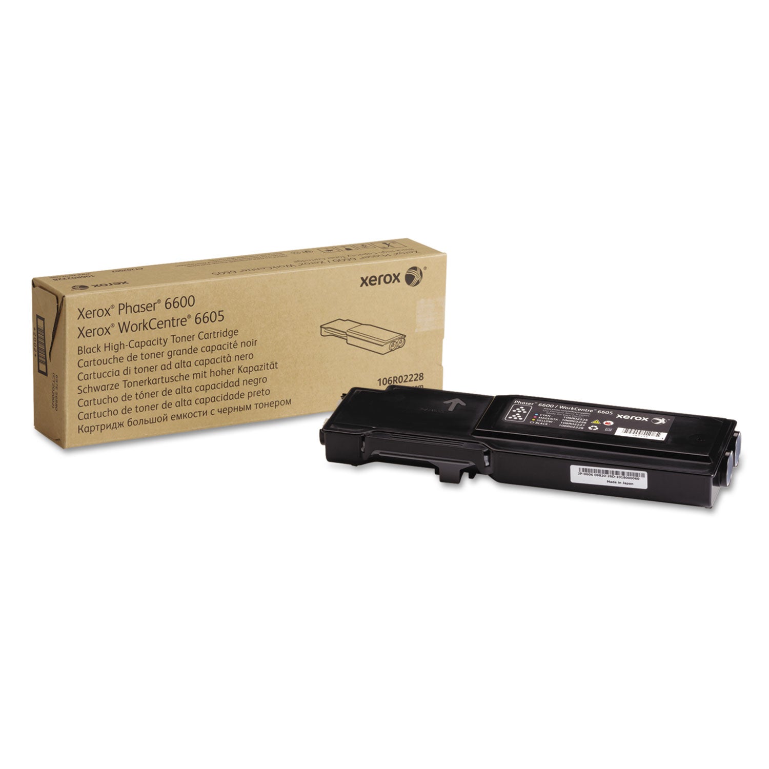 106R02228 High-Yield Toner, 8,000 Page-Yield, Black