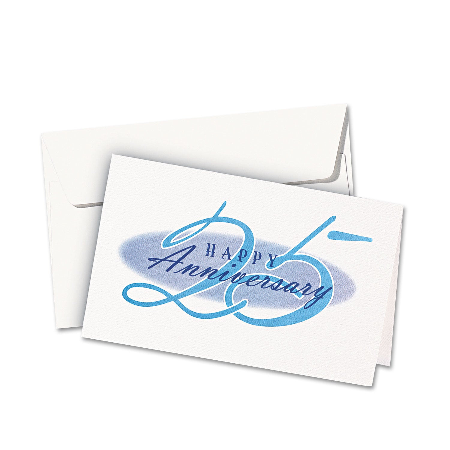 Avery® Half-Fold Greeting Cards with Envelopes, Inkjet, 65 lb, 5.5 x 8.5, Textured Uncoated White, 1 Card/Sheet, 30 Sheets/Box