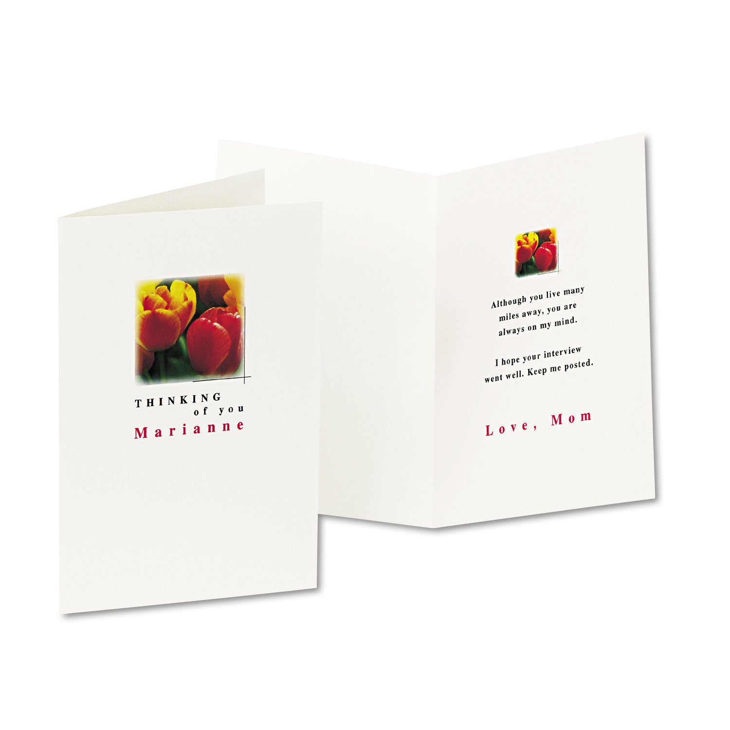 Avery® Half-Fold Greeting Cards with Envelopes, Inkjet, 65 lb, 5.5 x 8.5, Textured Uncoated White, 1 Card/Sheet, 30 Sheets/Box