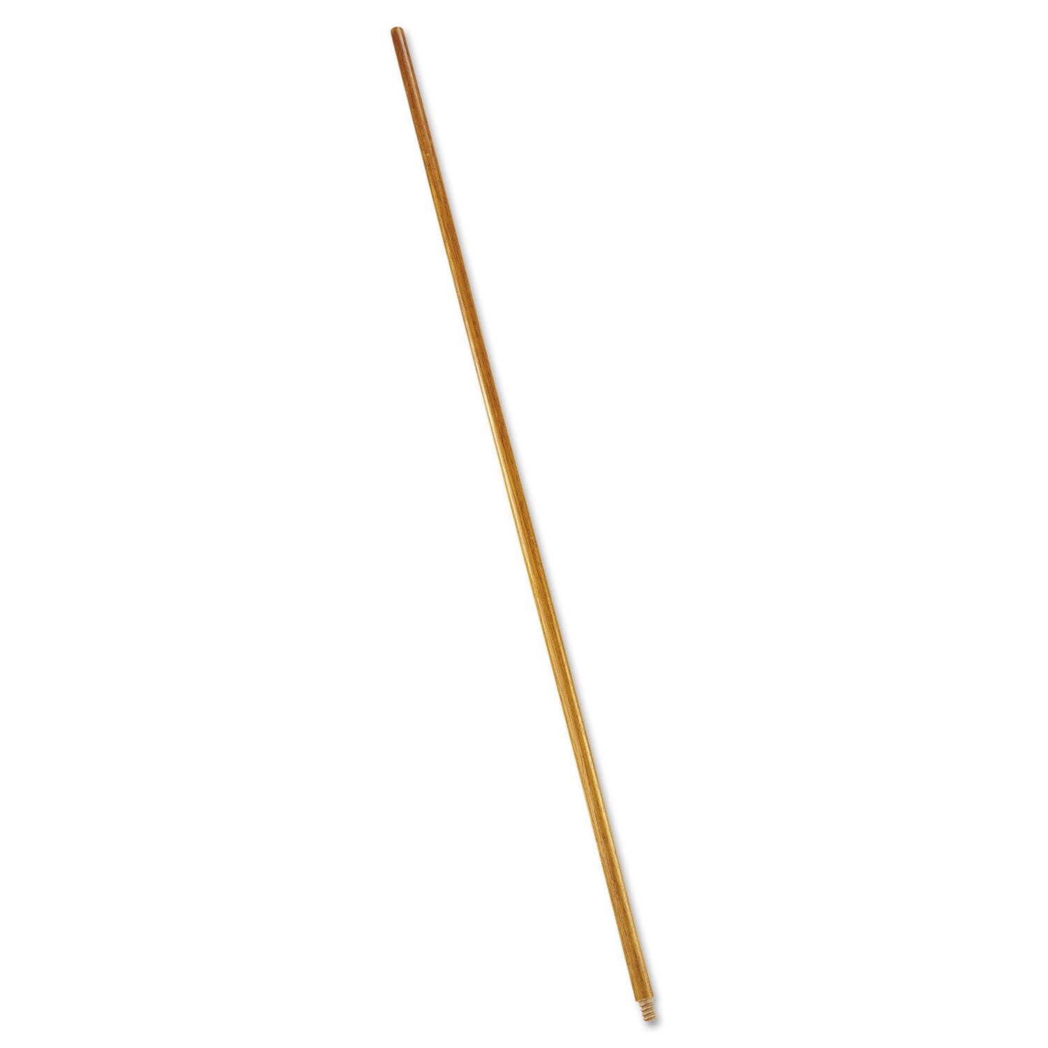 Wood Threaded-Tip Broom/Sweep Handle, 0.94" dia x 60", Natural