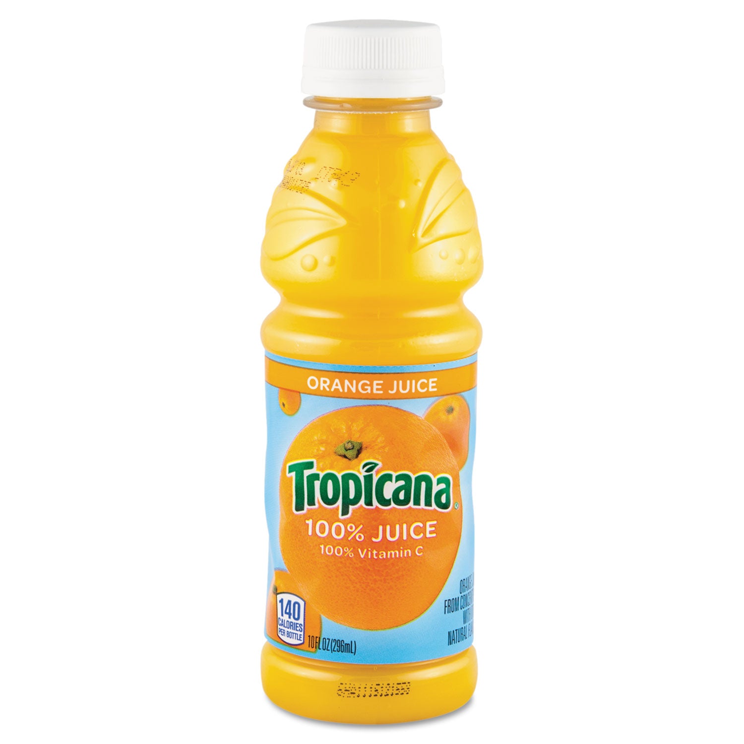 100% Juice, Orange, 10oz Bottle, 24/Carton