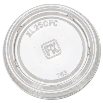 Portion Cup Lids, Fits 1.5 oz to 2.5 oz Cups, Clear, 125/Sleeve, 20 Sleeves/Carton Flipcost Flipcost