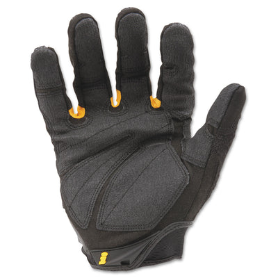 SuperDuty Gloves, Large, Black/Yellow, 1 Pair Flipcost Flipcost