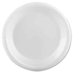 Plastifar Foam Dinnerware, Plate, 9", White, 25/Pack, 20 Packs/Carton - Flipcost