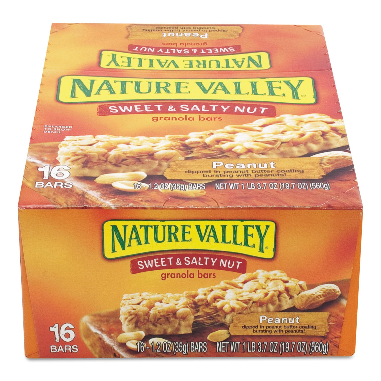 Nature Valley® Granola Bars, Sweet and Salty Nut Peanut Cereal, 1.2 oz Bar, 16/Box