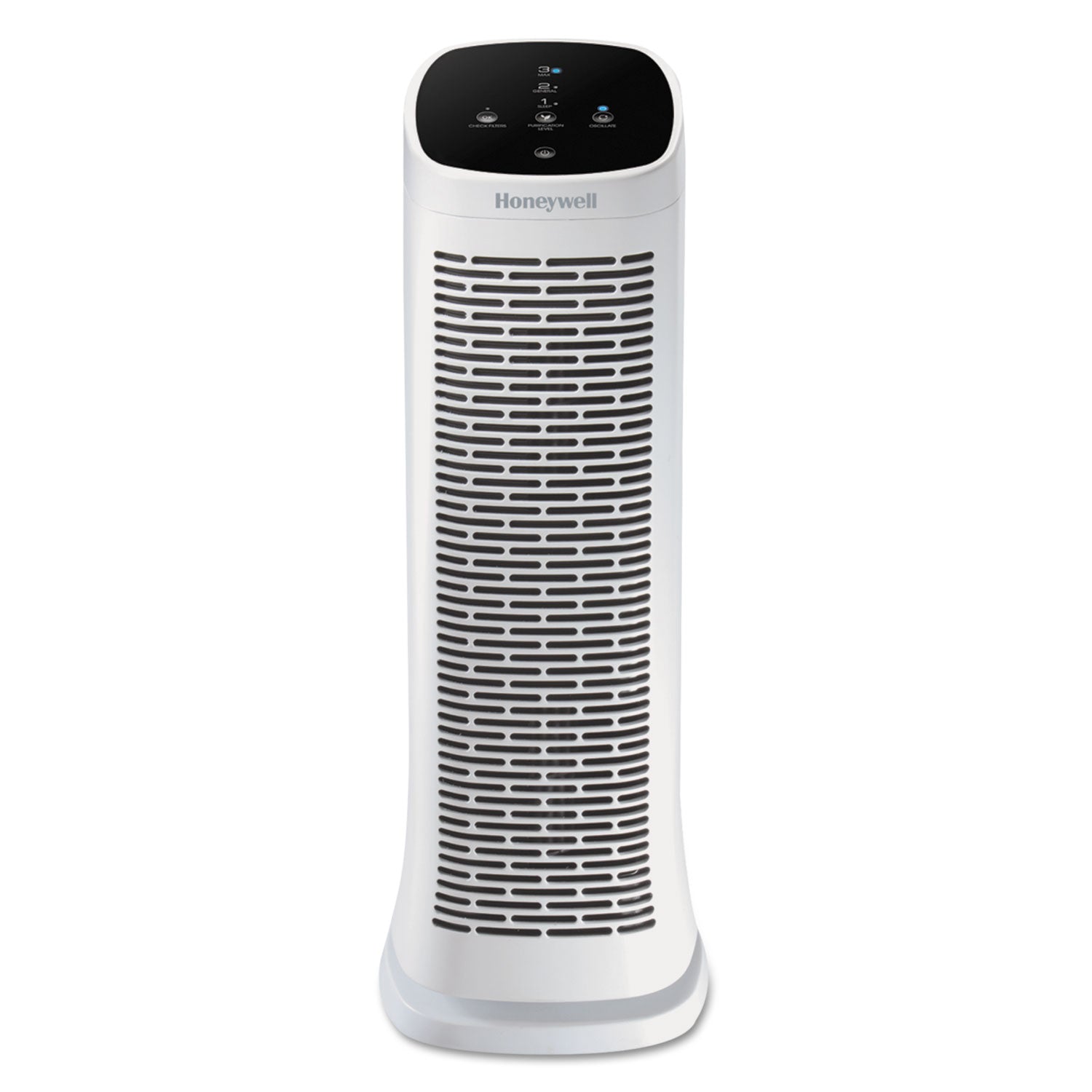 Air Genius 3 Oscillating Tower Air Purifier with Permanent Washable Filter, 225 sq ft Room Capacity, White